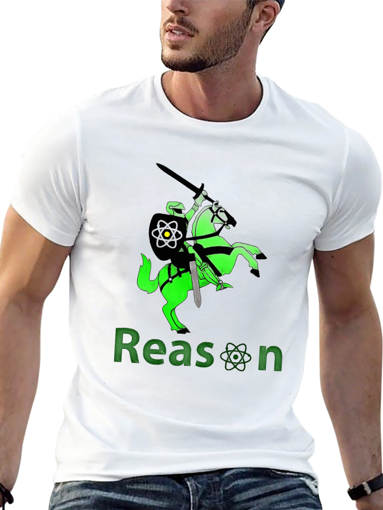 Reason Knight Graphic T-Shirt - Black
