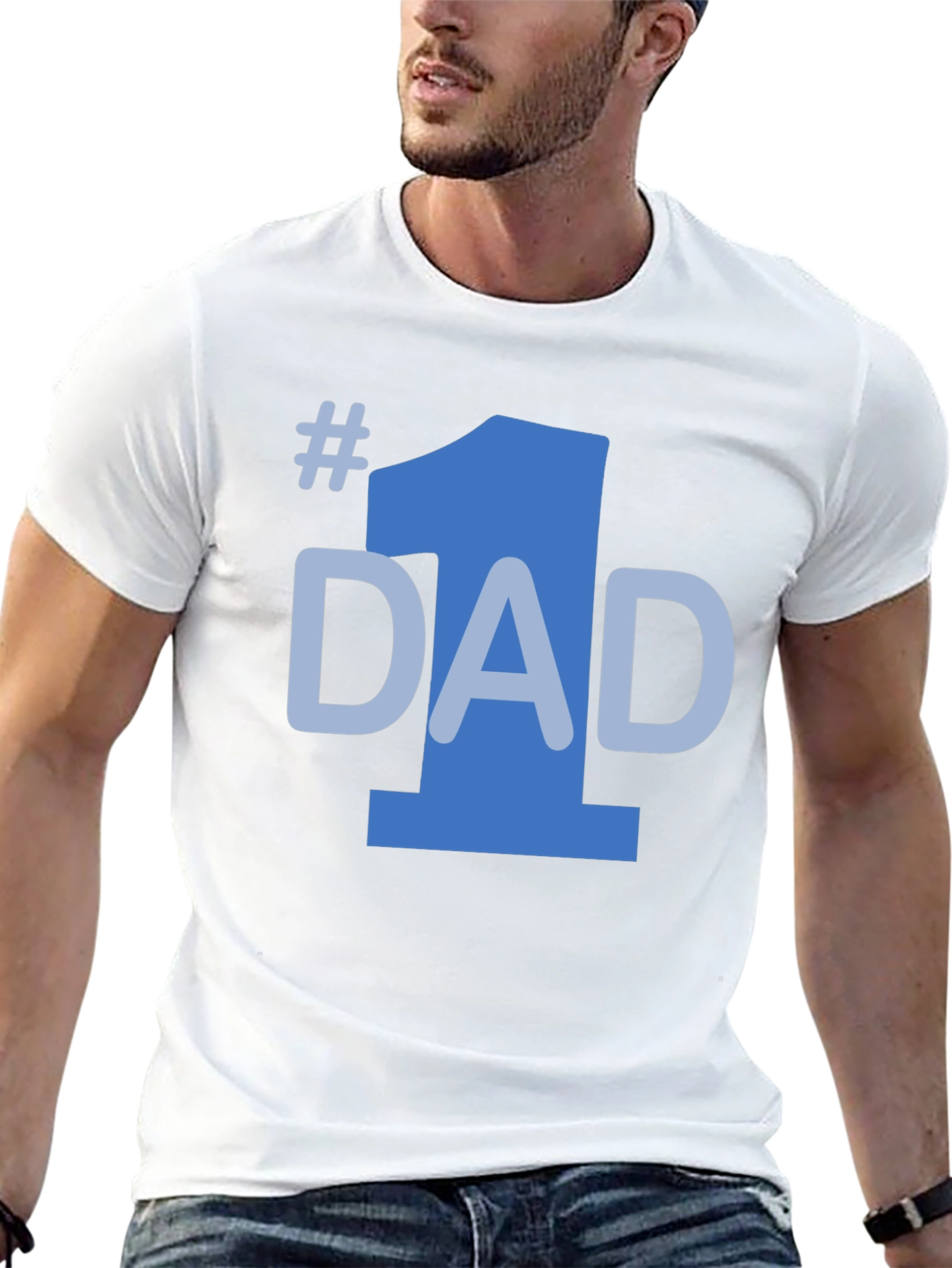 No. 1 Dad T-Shirt - Fathers Day Gift