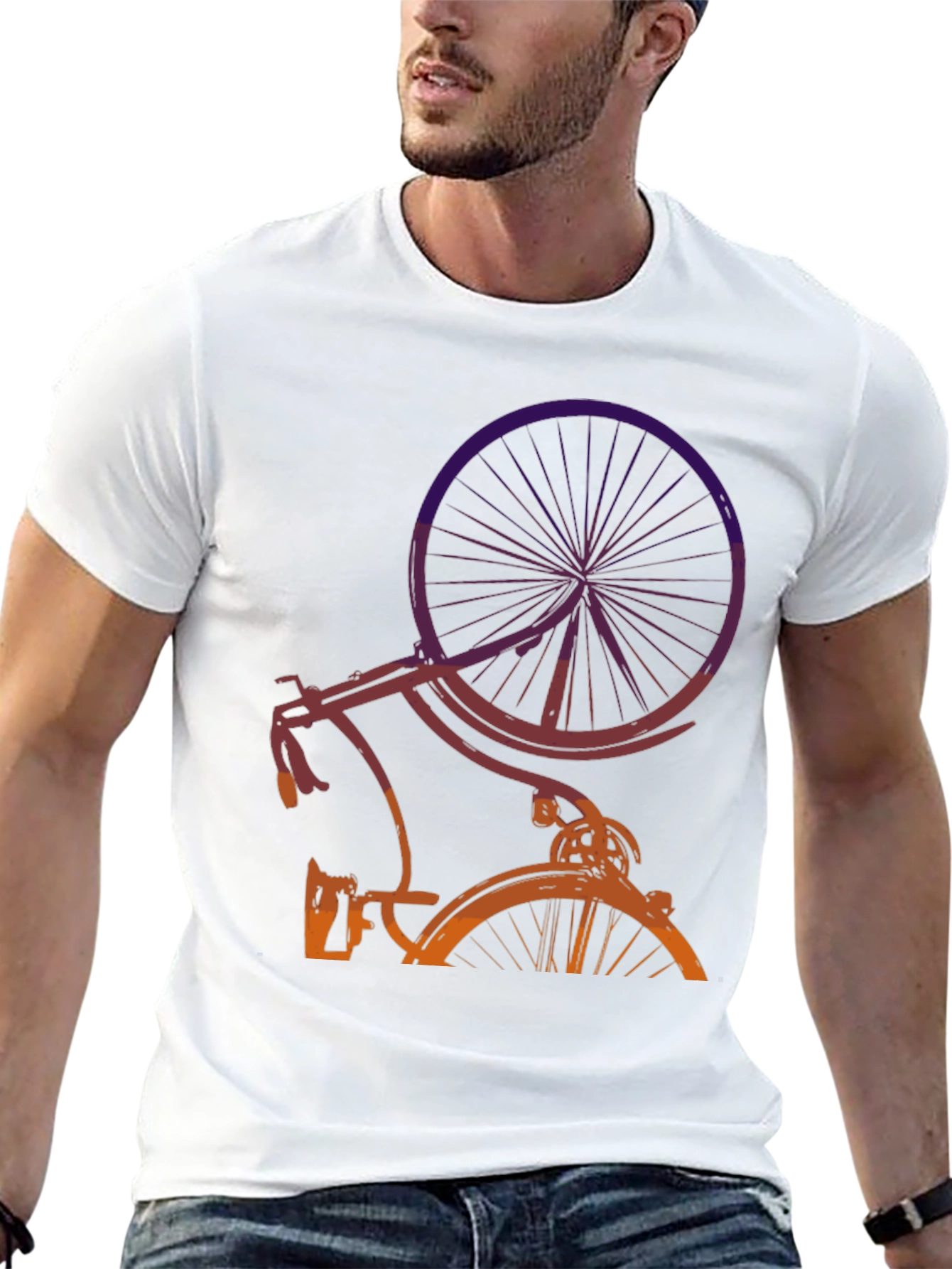 Retro Bike Graphic T-Shirt