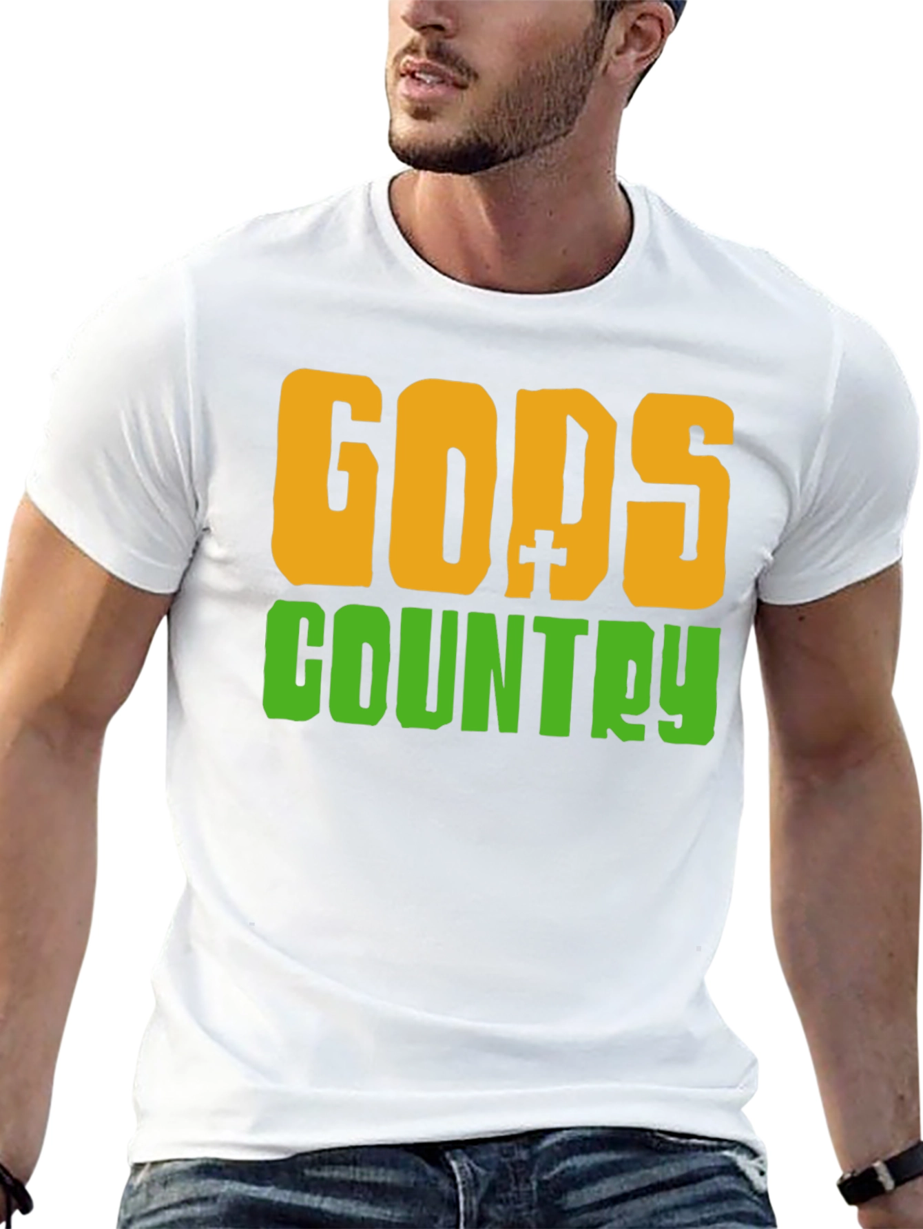 Gods Country Black T-Shirt