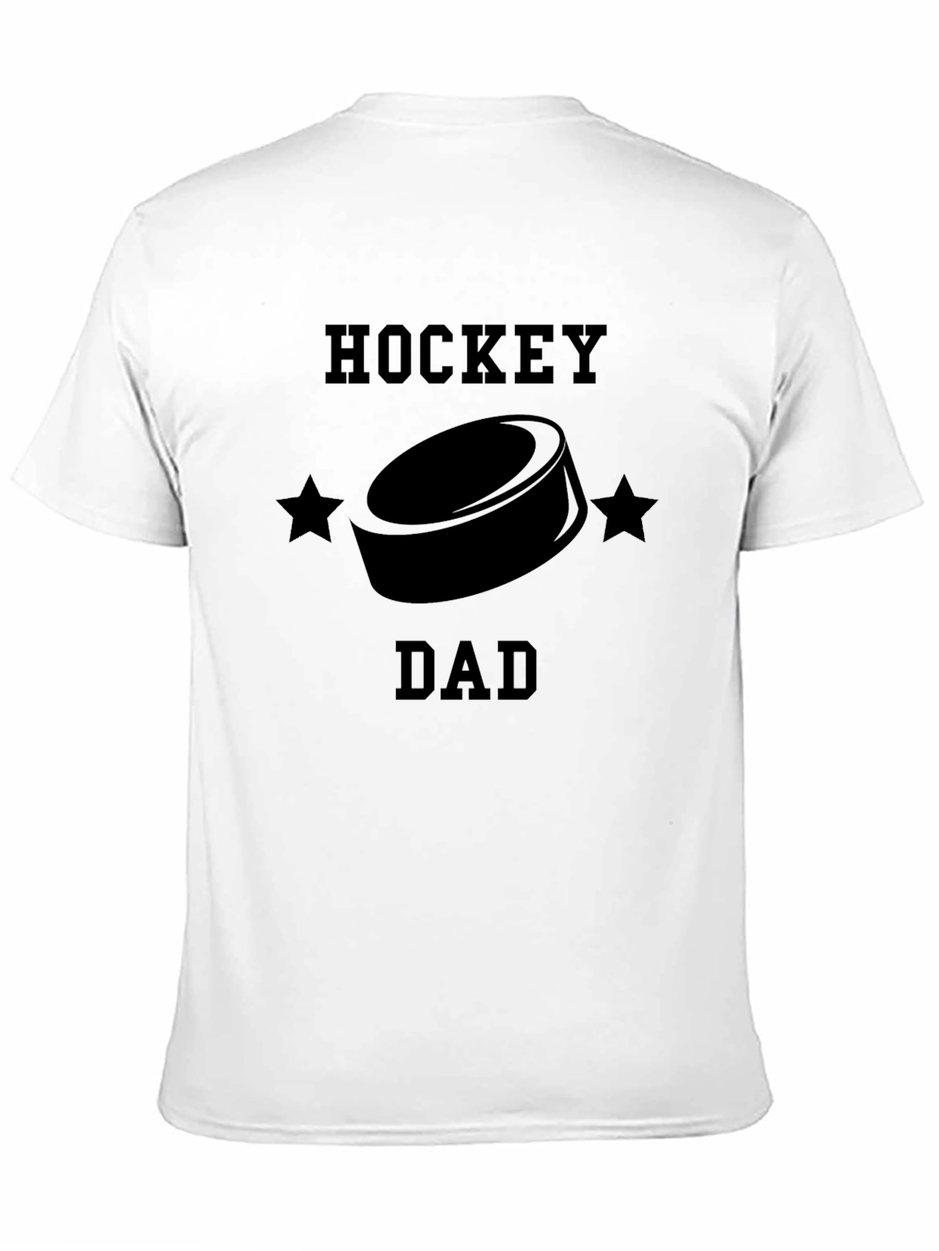 Hockey Dad Graphic T-Shirt - Black