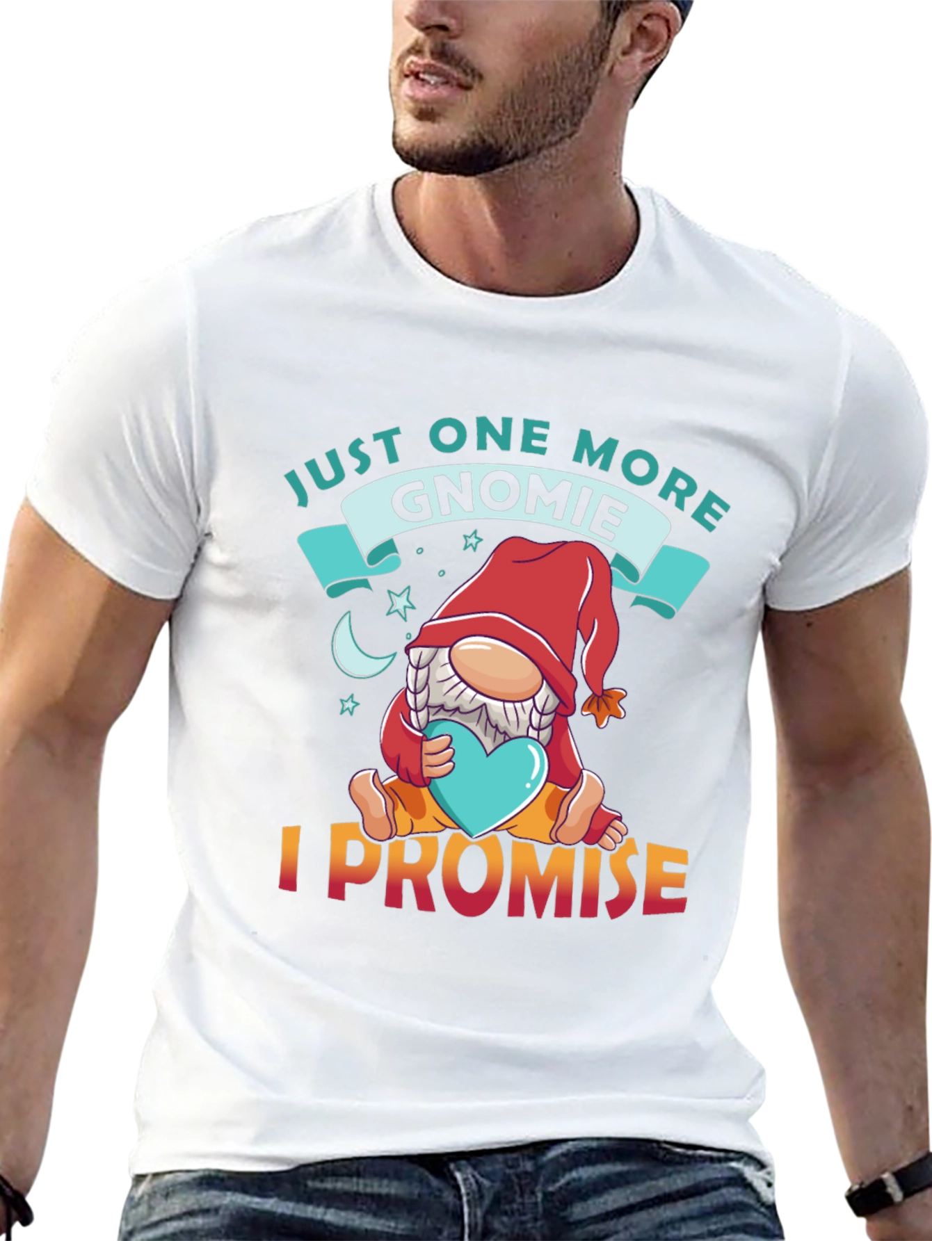 Gnomie Promise T-Shirt - Cute Gnome Lover Tee
