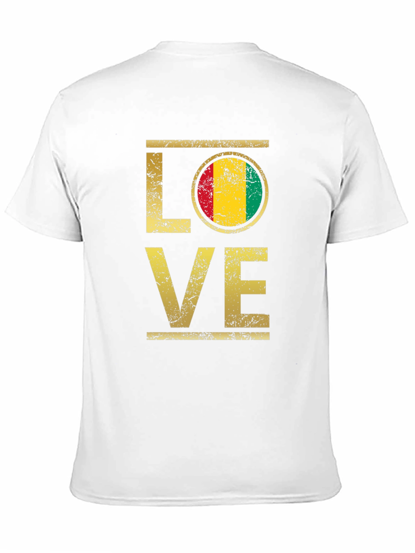 LOVE Flag Graphic T-Shirt - Black
