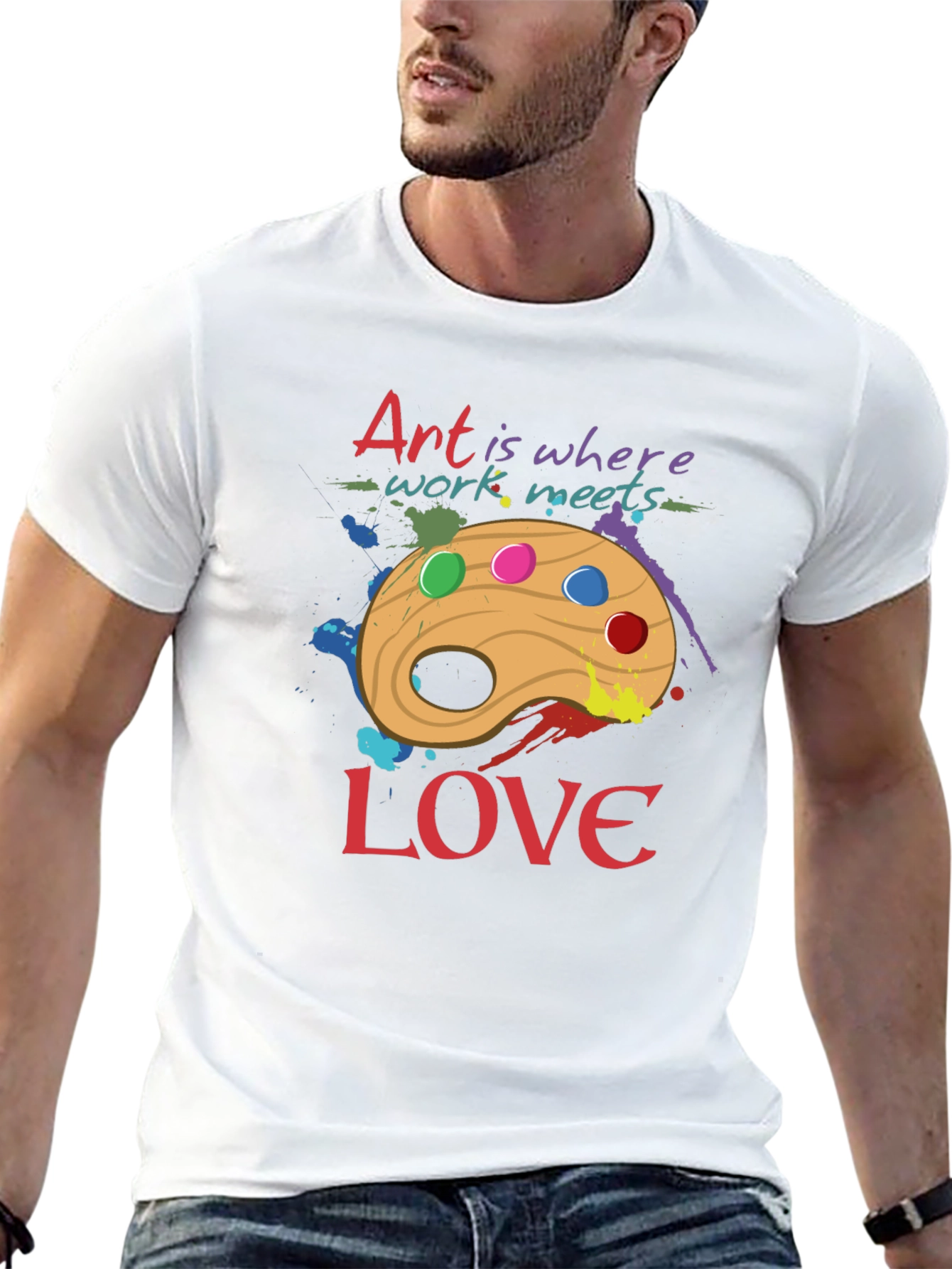 Art is Where Work Meets Love T-Shirt