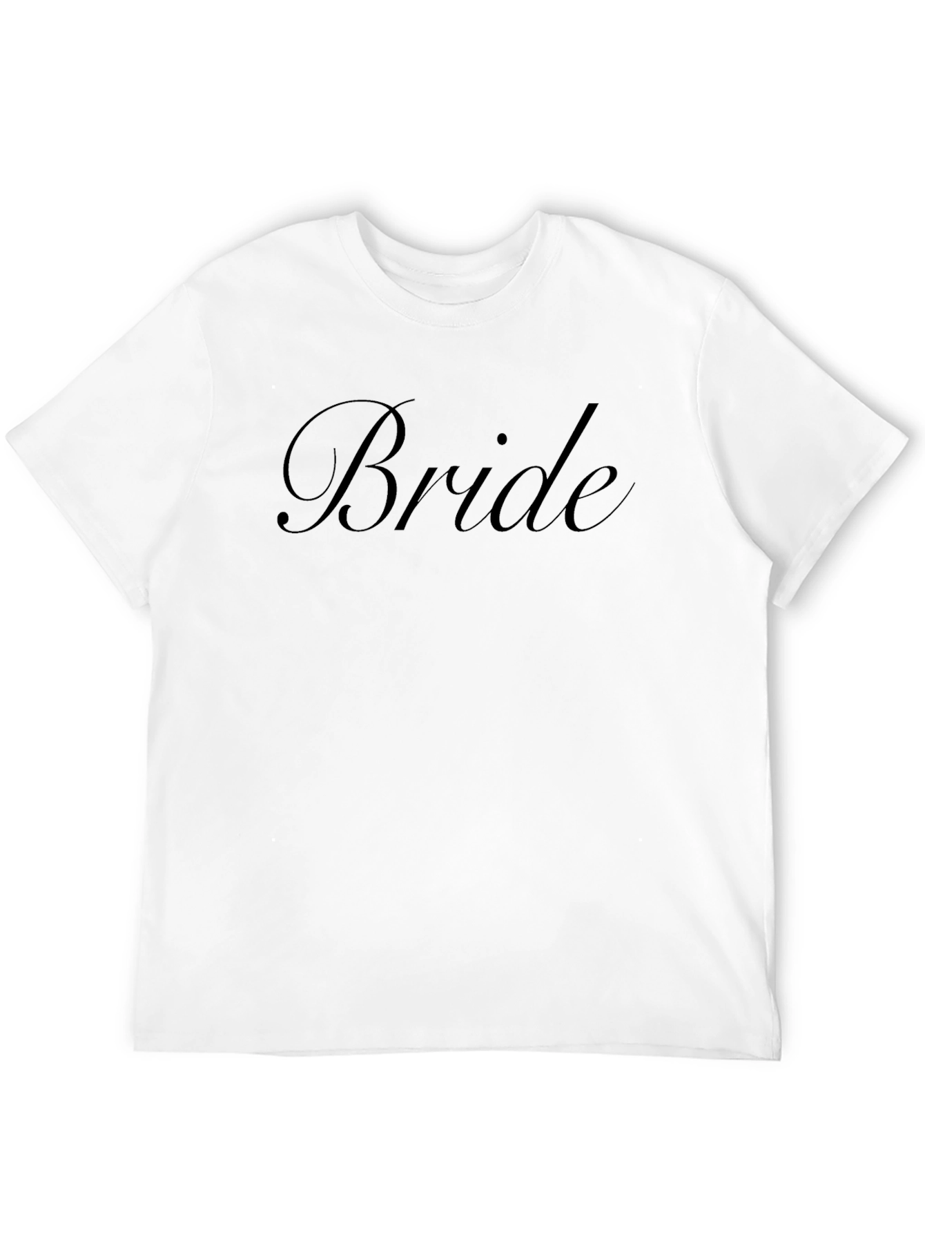 Bride Black Crew Neck T-Shirt