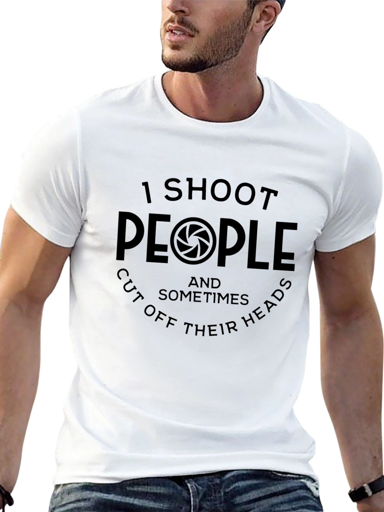 I Shoot People Photography Humor T-Shirt