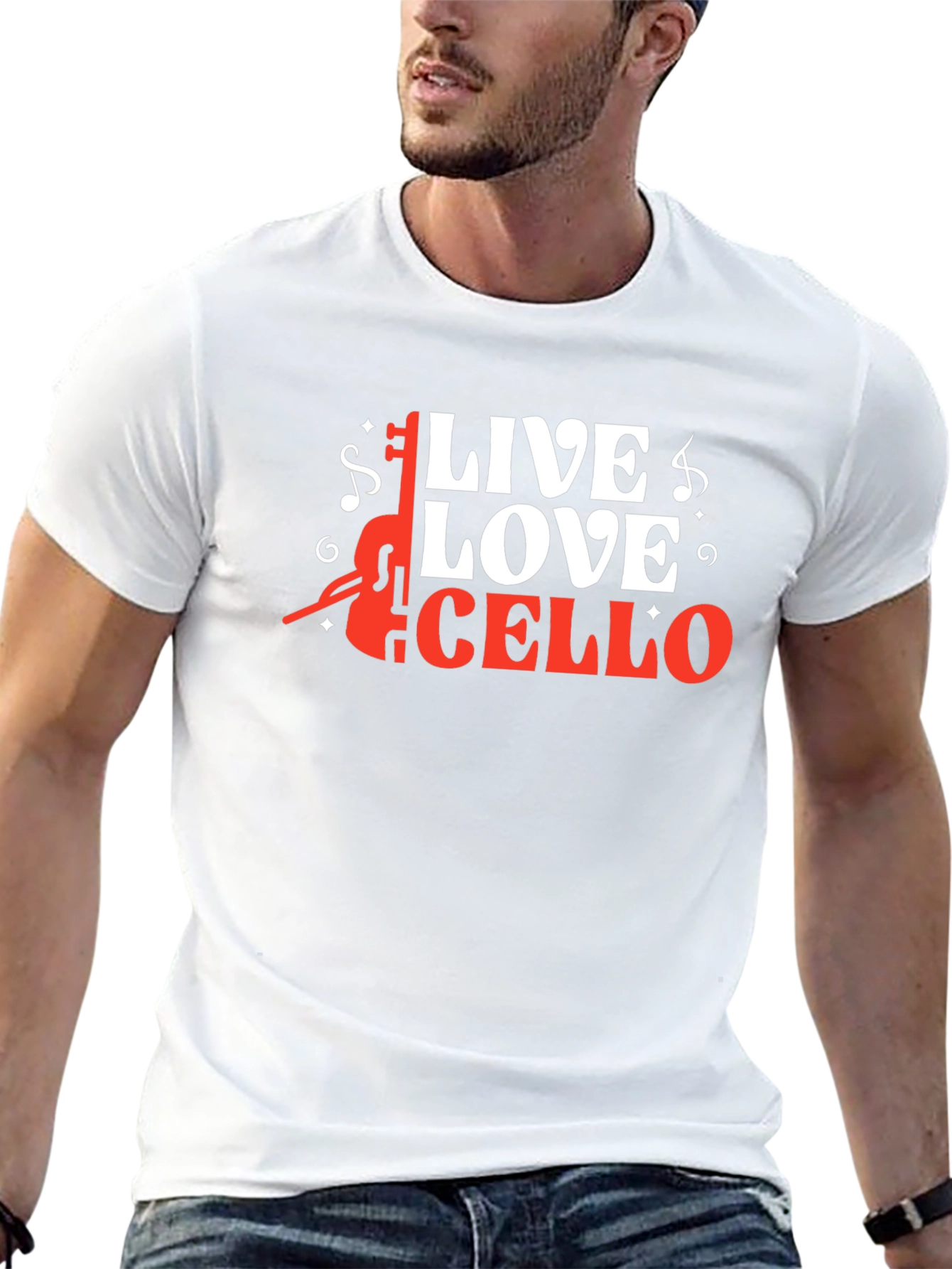 Live Love Cello Graphic Tee