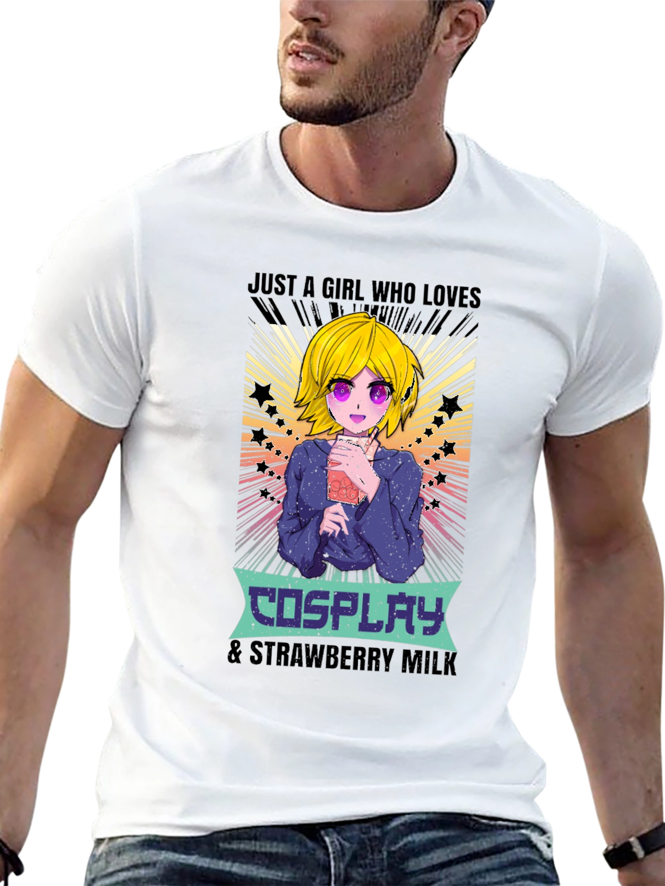 Cosplay & Strawberry Milk Anime T-Shirt