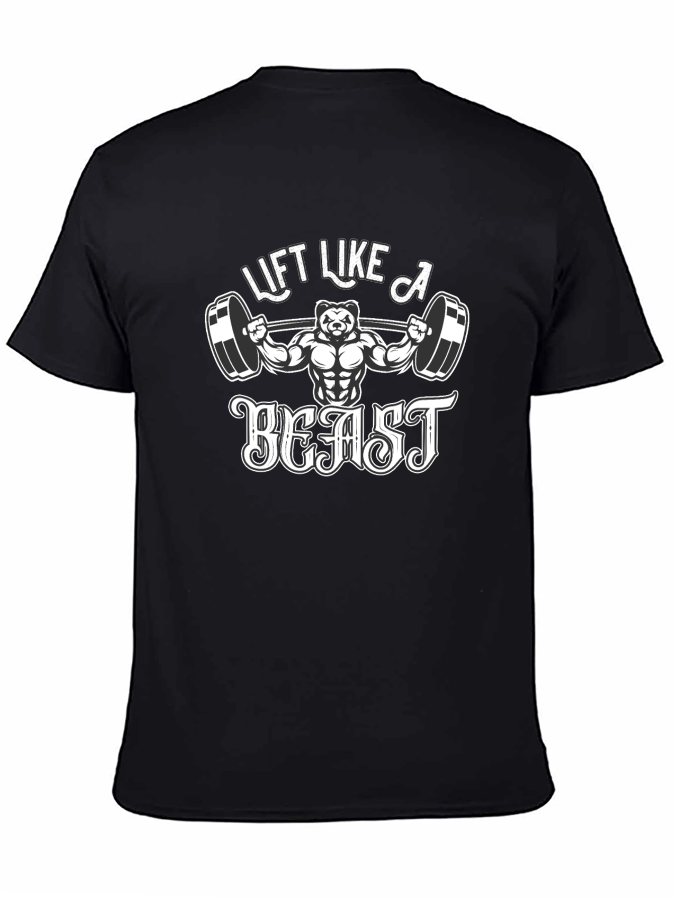 Lift Like A Beast Black T-Shirt