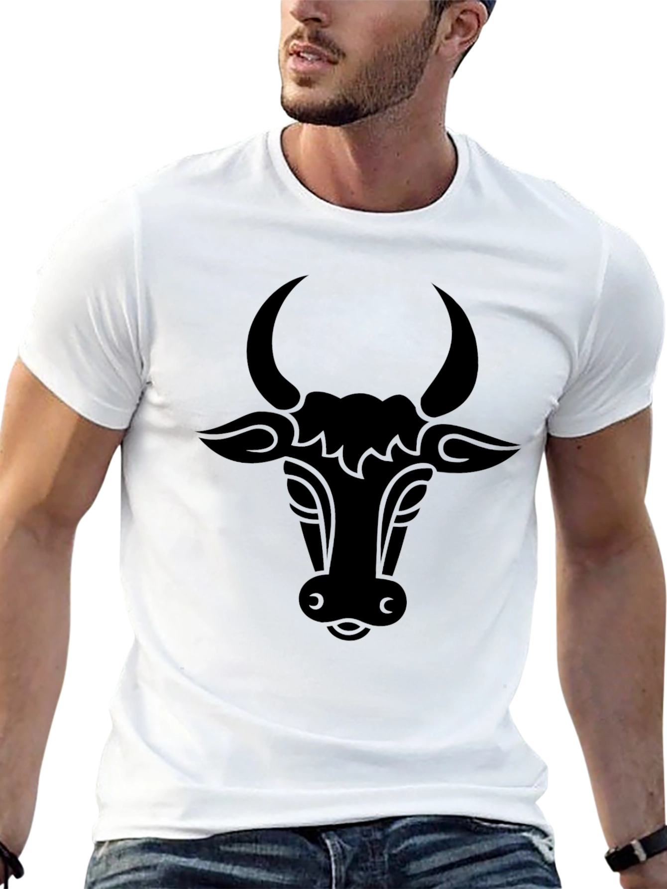Black Bull Graphic Tee - Stylish Menswear