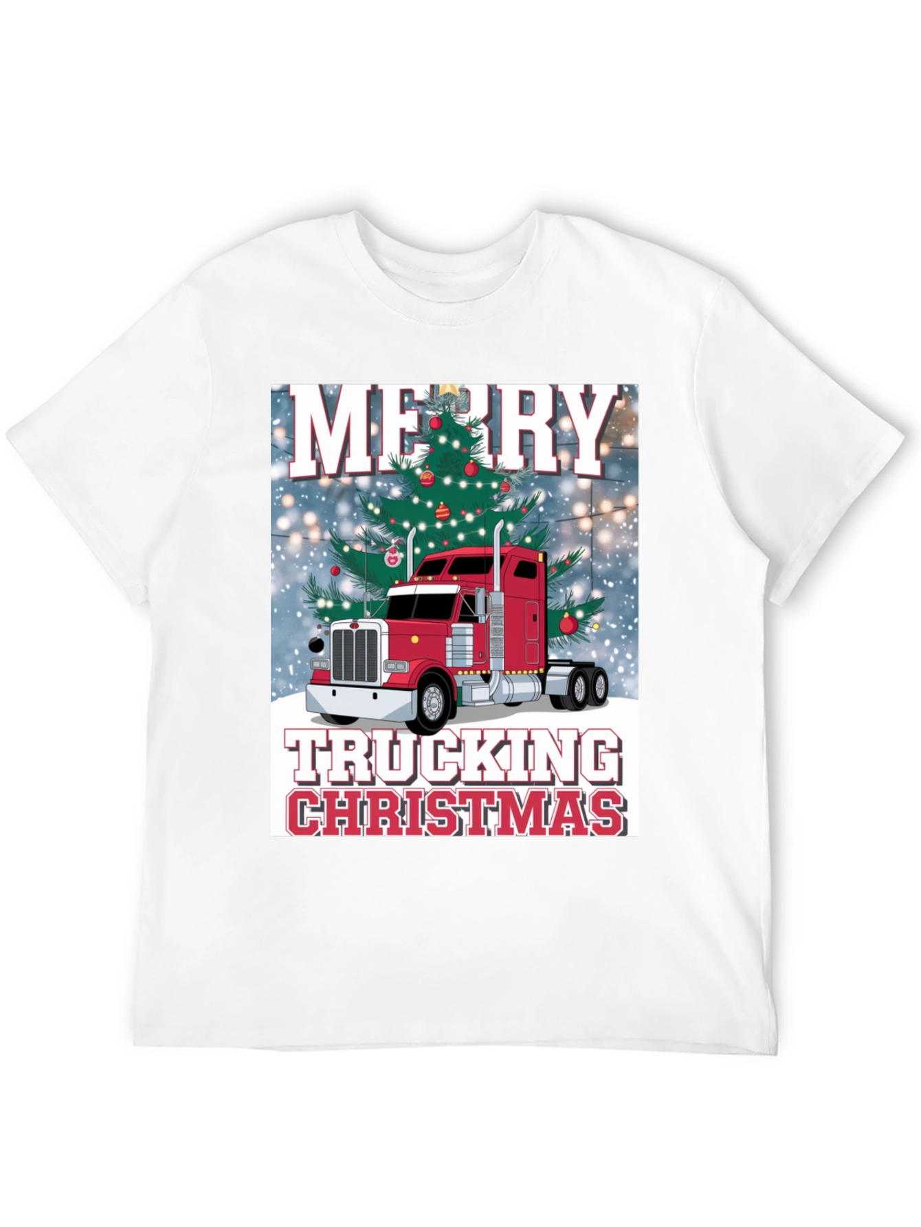 Merry Trucking Christmas T-Shirt