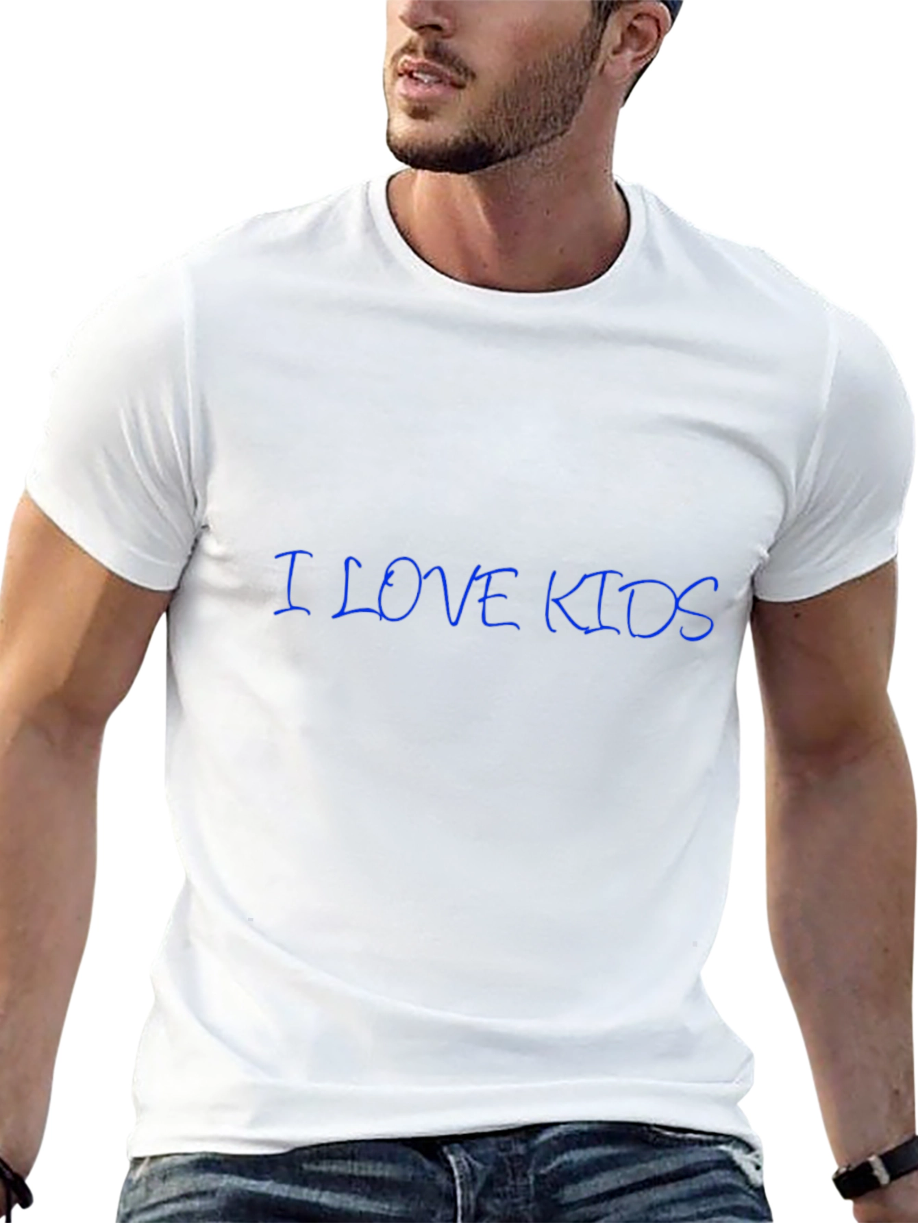 I Love Kids Black T-Shirt