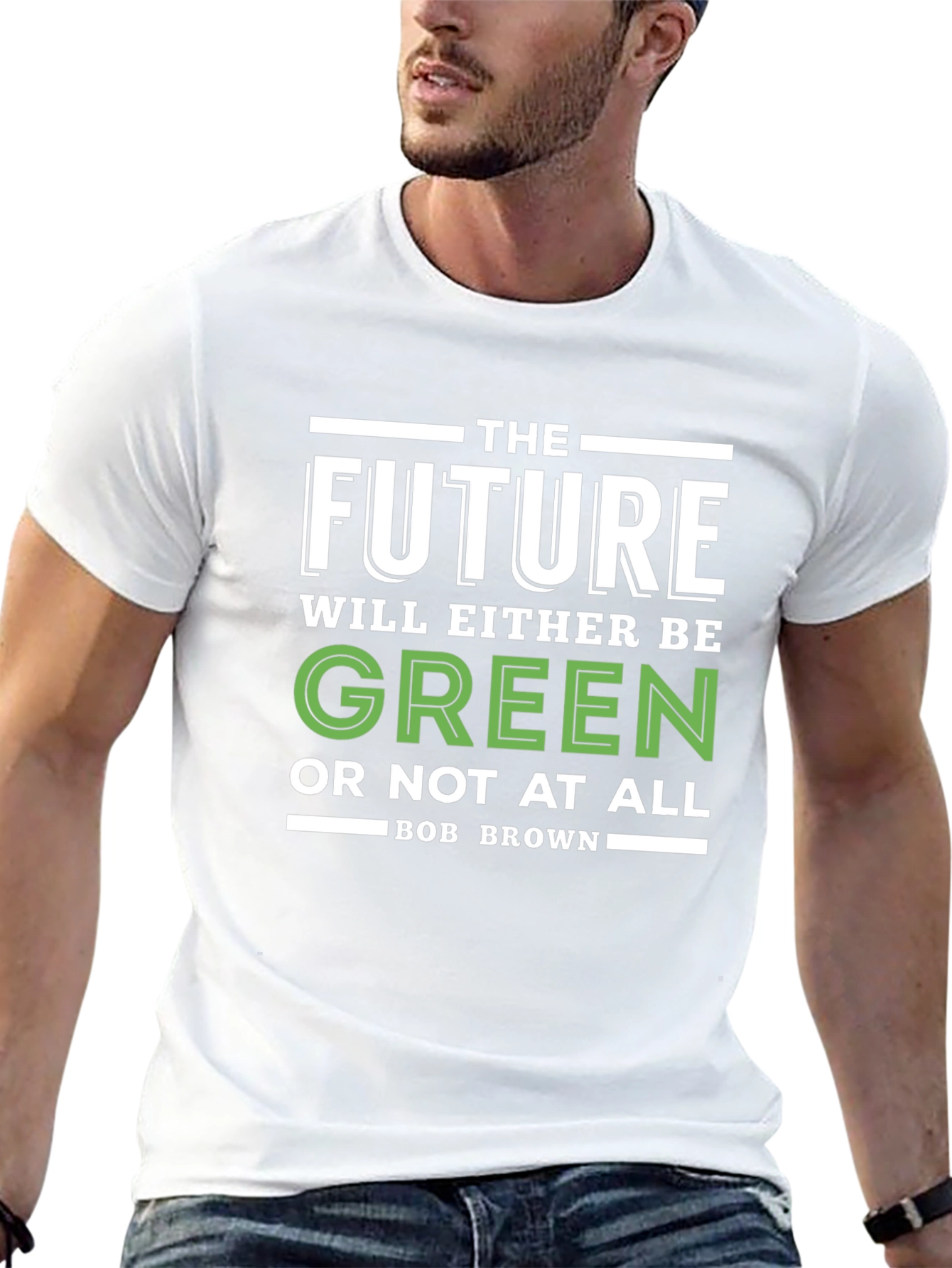 The Future Will Be Green Graphic T-Shirt