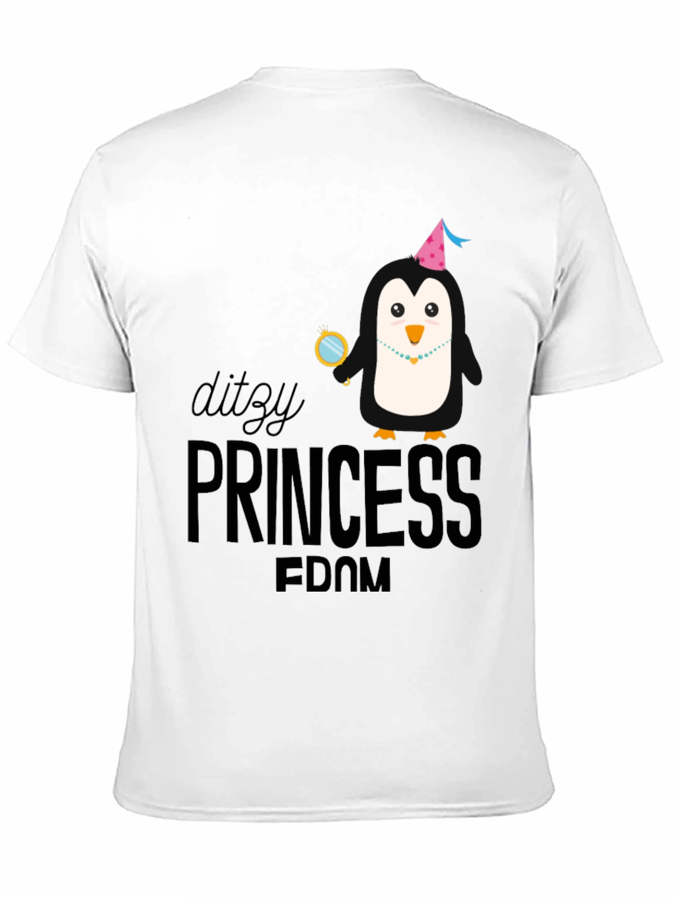Ditzy Princess Penguin Graphic T-Shirt