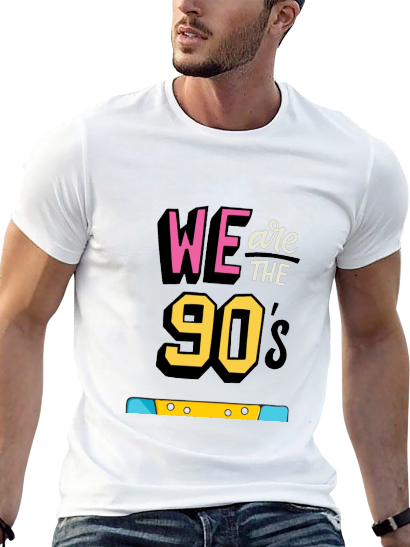 We are the 90s Black Graphic T-Shirt