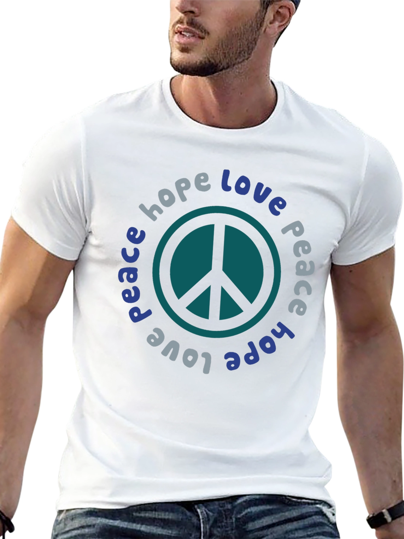 Peace Love Hope Graphic T-Shirt