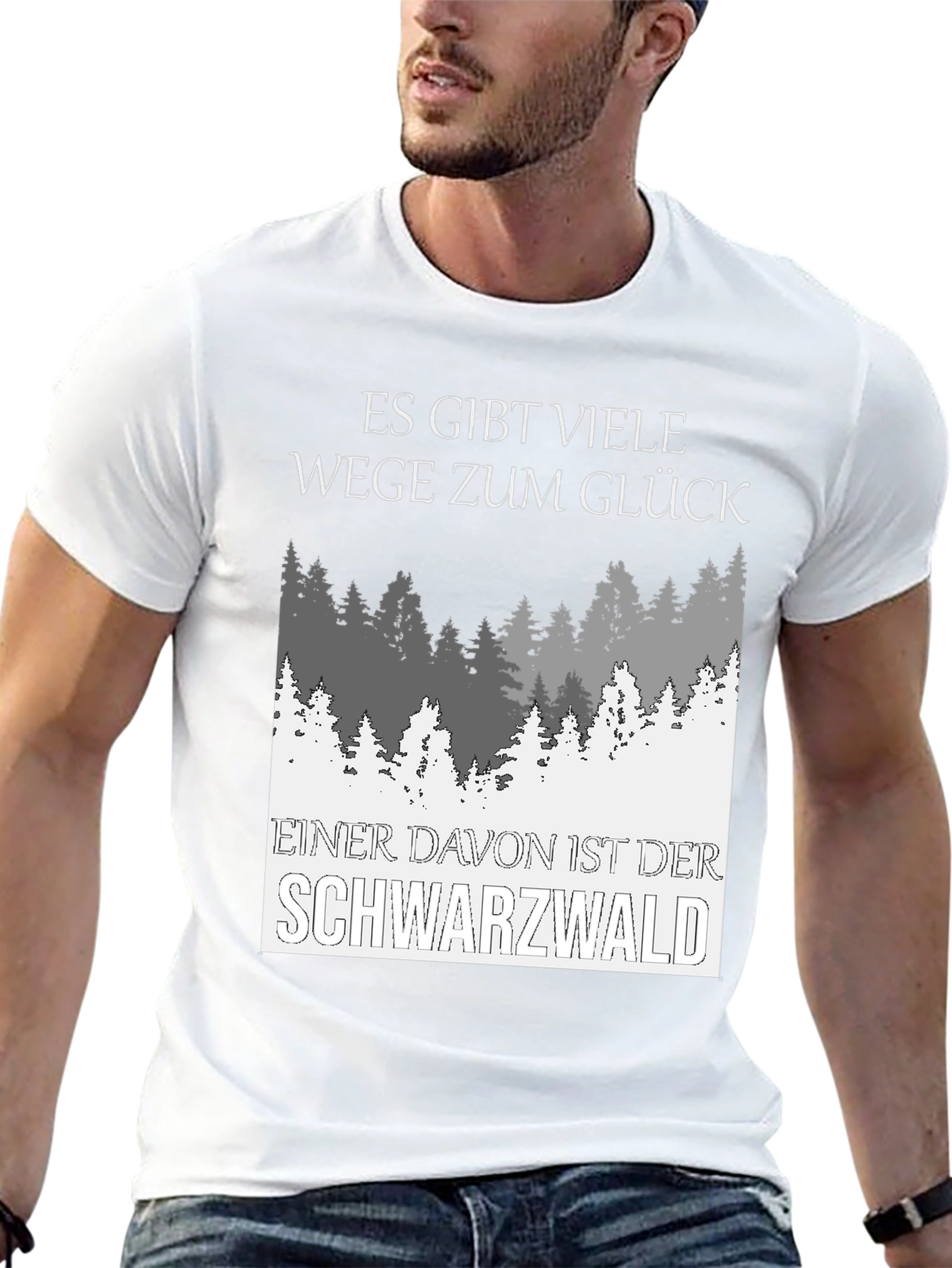 Black Forest T-Shirt: Way to Happiness Graphic Tee