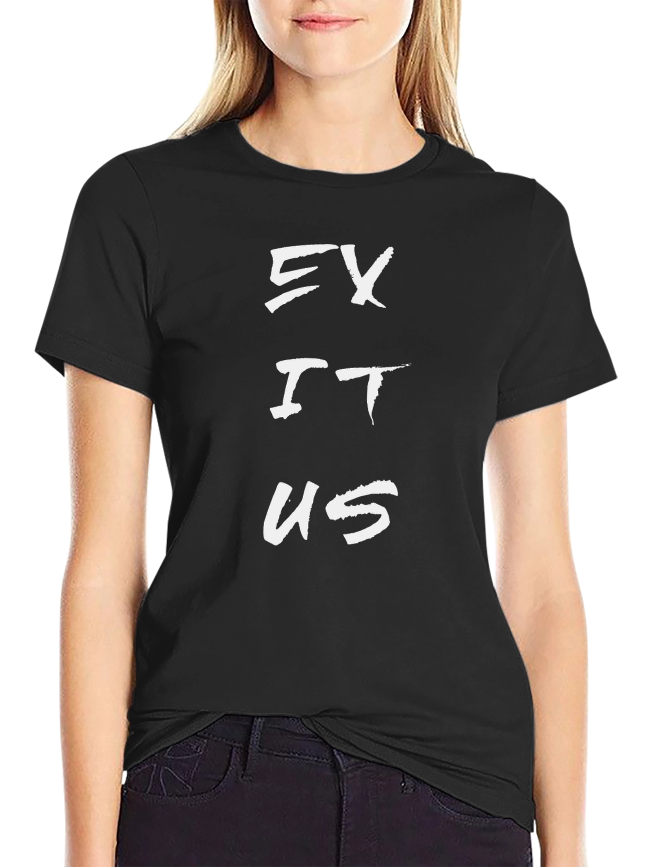 Exit Us Black T-Shirt