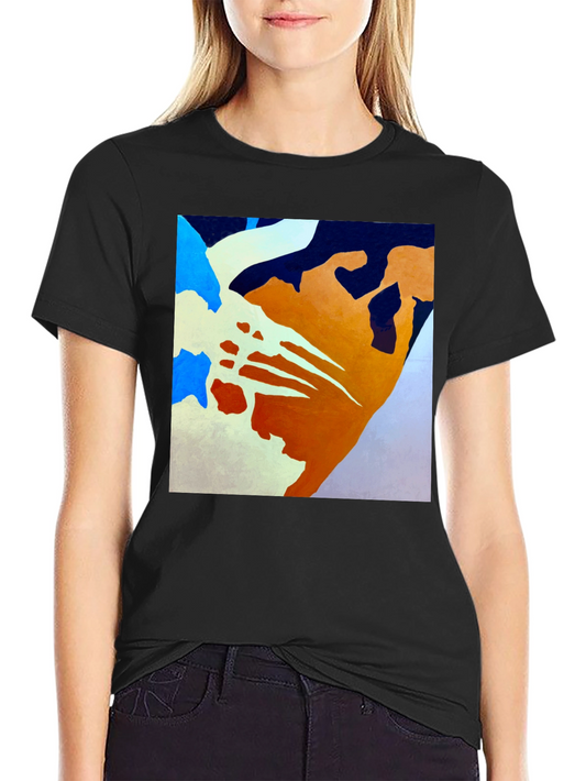 Abstract Art Graphic Tee - Modern Casual Shirt
