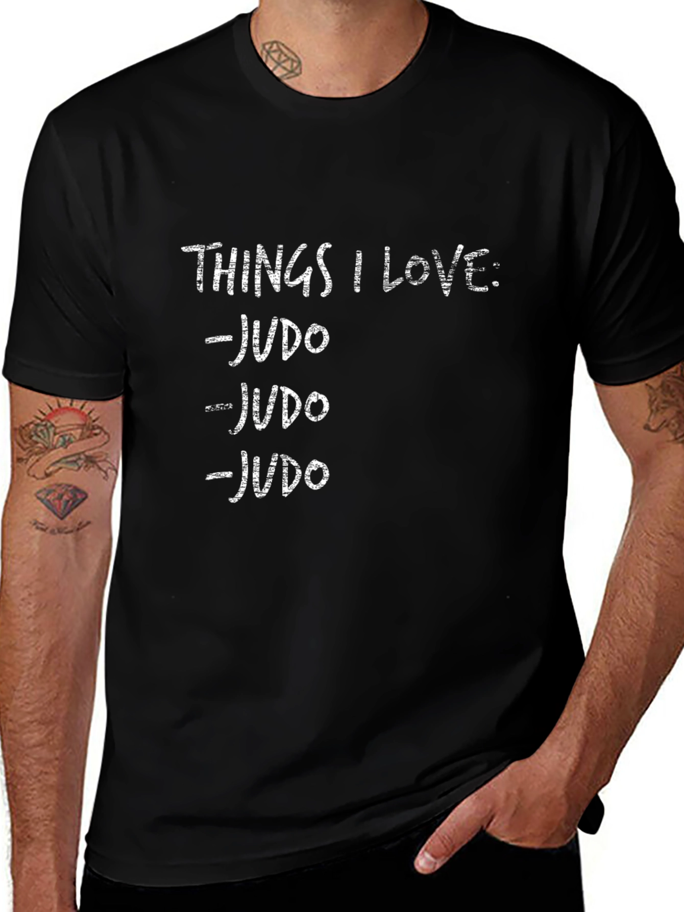 Judo Love Black T-Shirt
