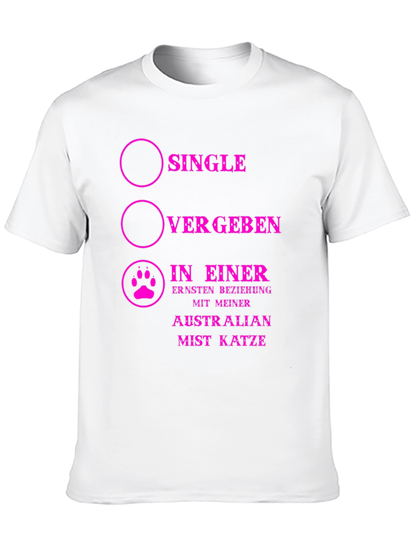 Single Taken Cat Lover T-Shirt