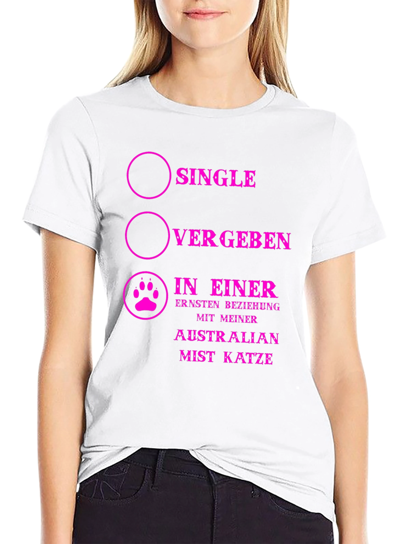 Single Taken Cat Lover T-Shirt