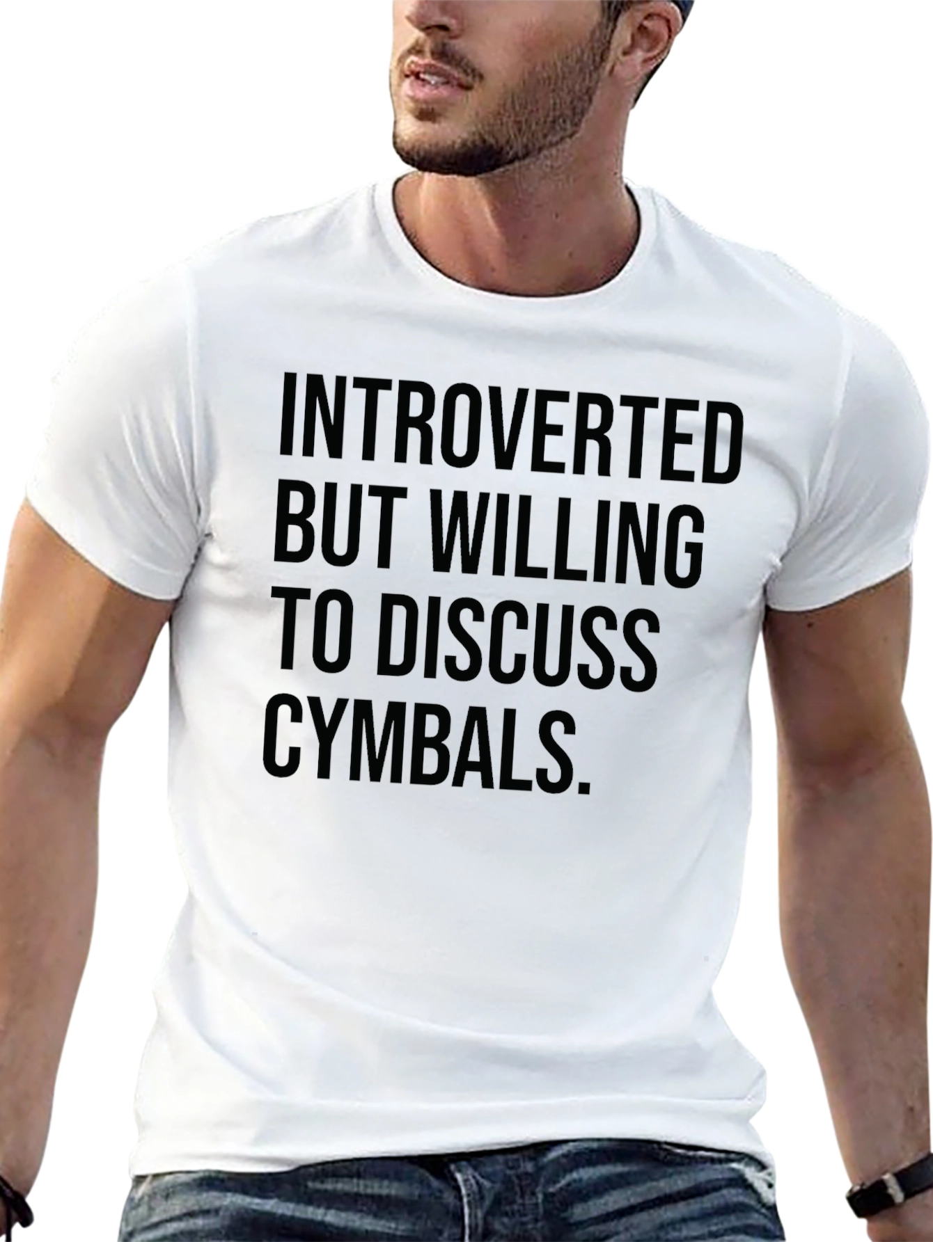 Introverted Cymbal Lover Tee
