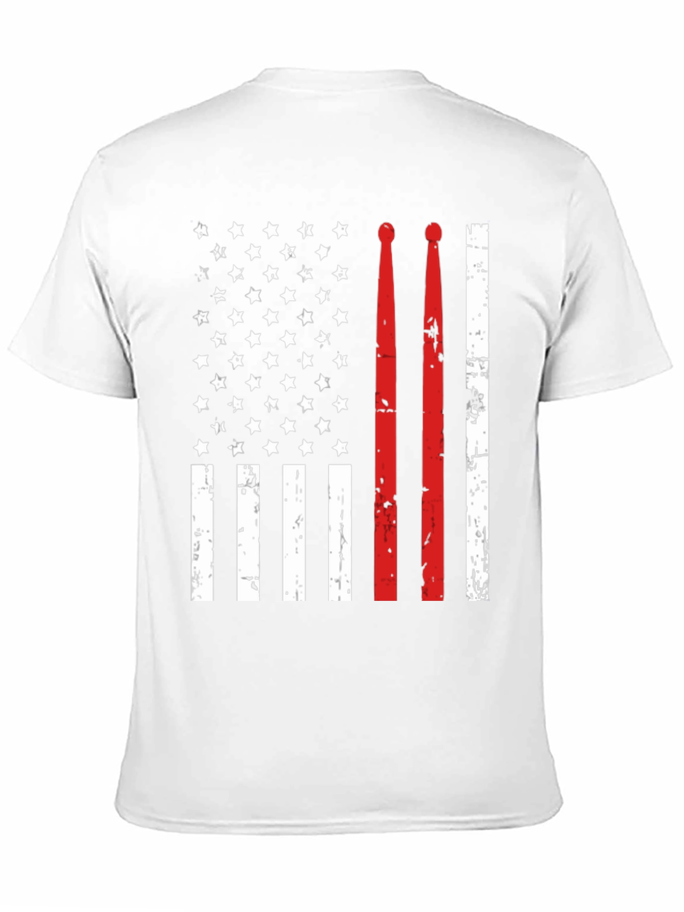 Drummer American Flag T-Shirt
