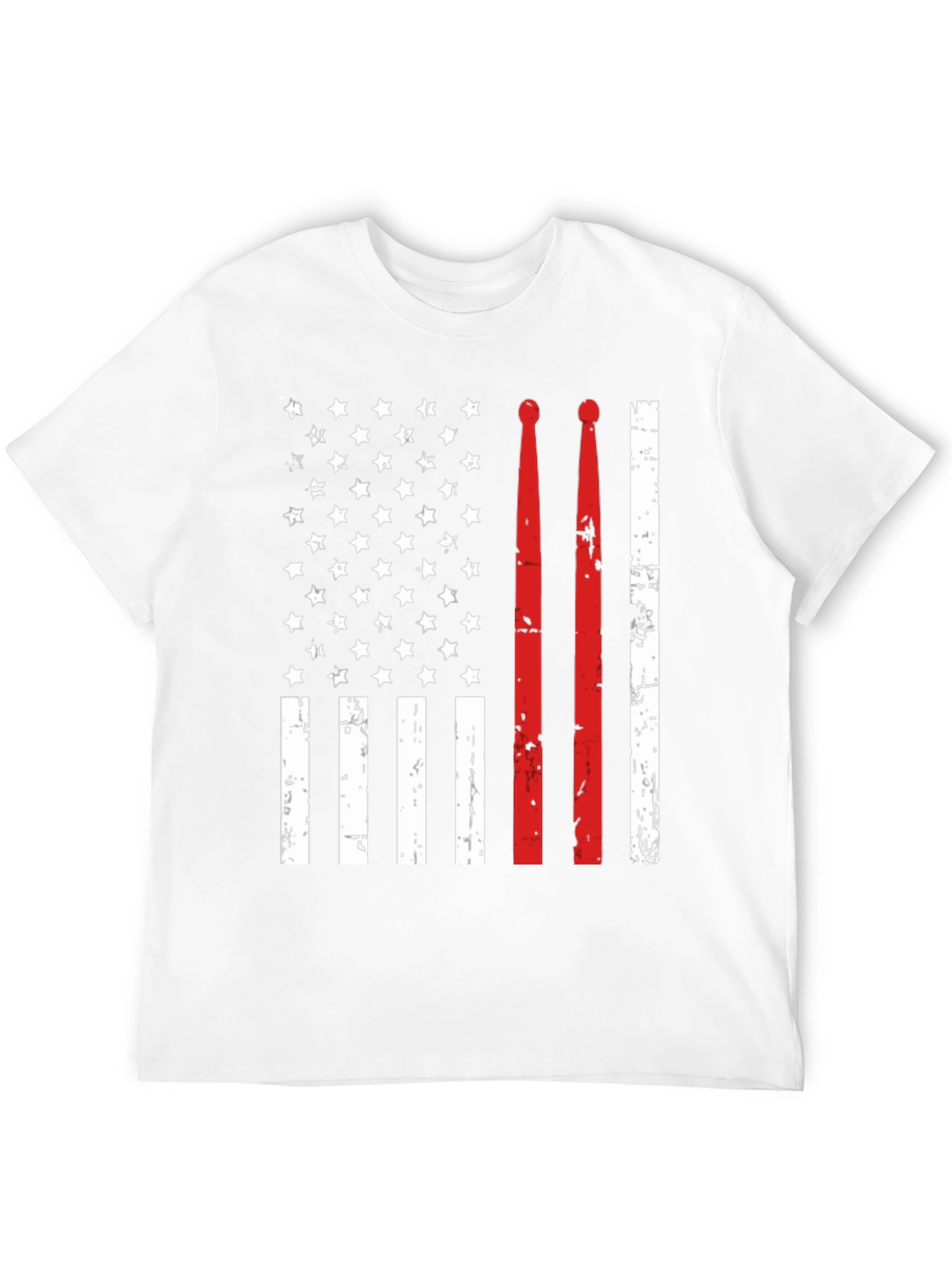 Drummer American Flag T-Shirt