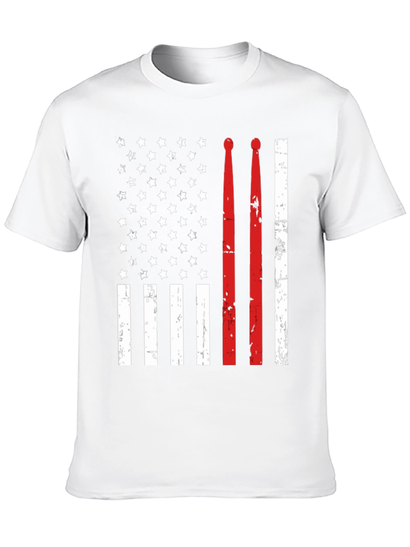 Drummer American Flag T-Shirt