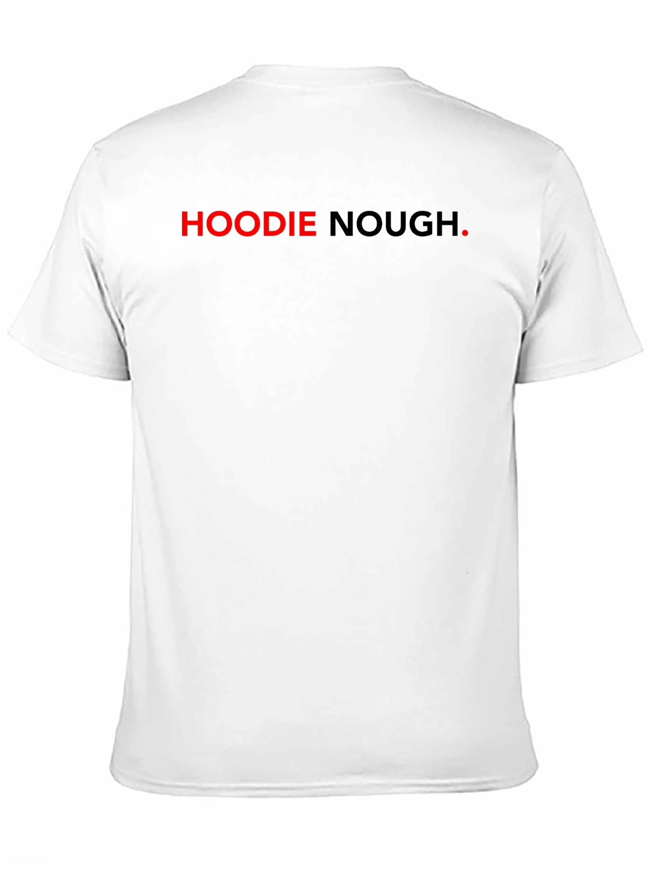 Hoodie Nough Black T-Shirt - Bold Graphic Tee