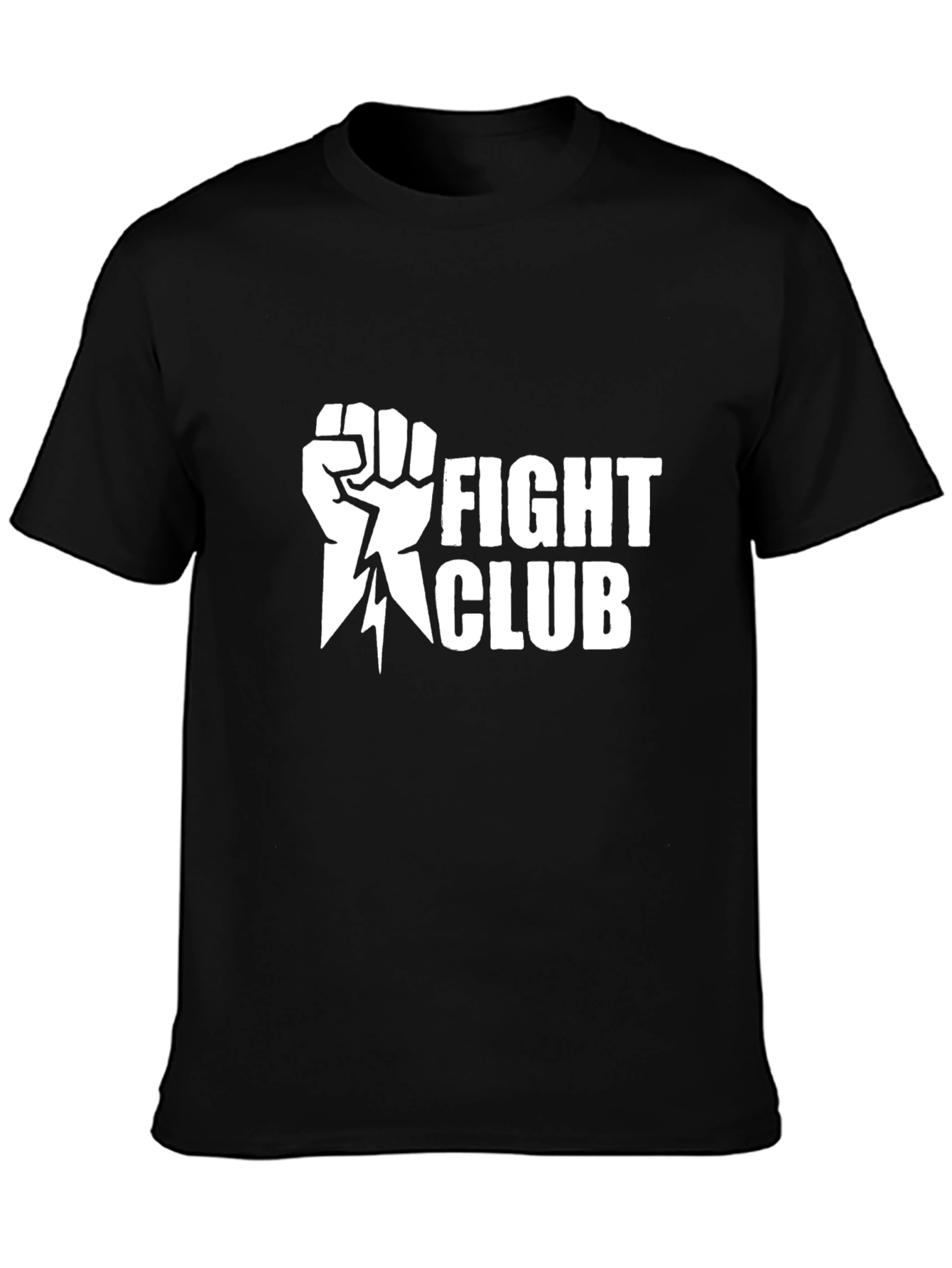 Fight Club Graphic Print Black T-Shirt
