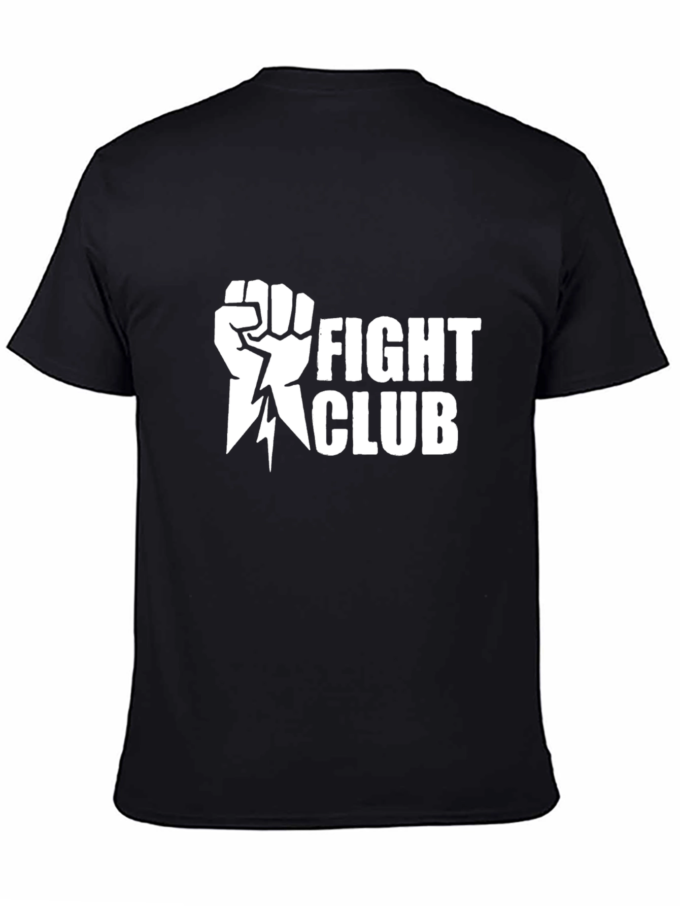 Fight Club Graphic Print Black T-Shirt