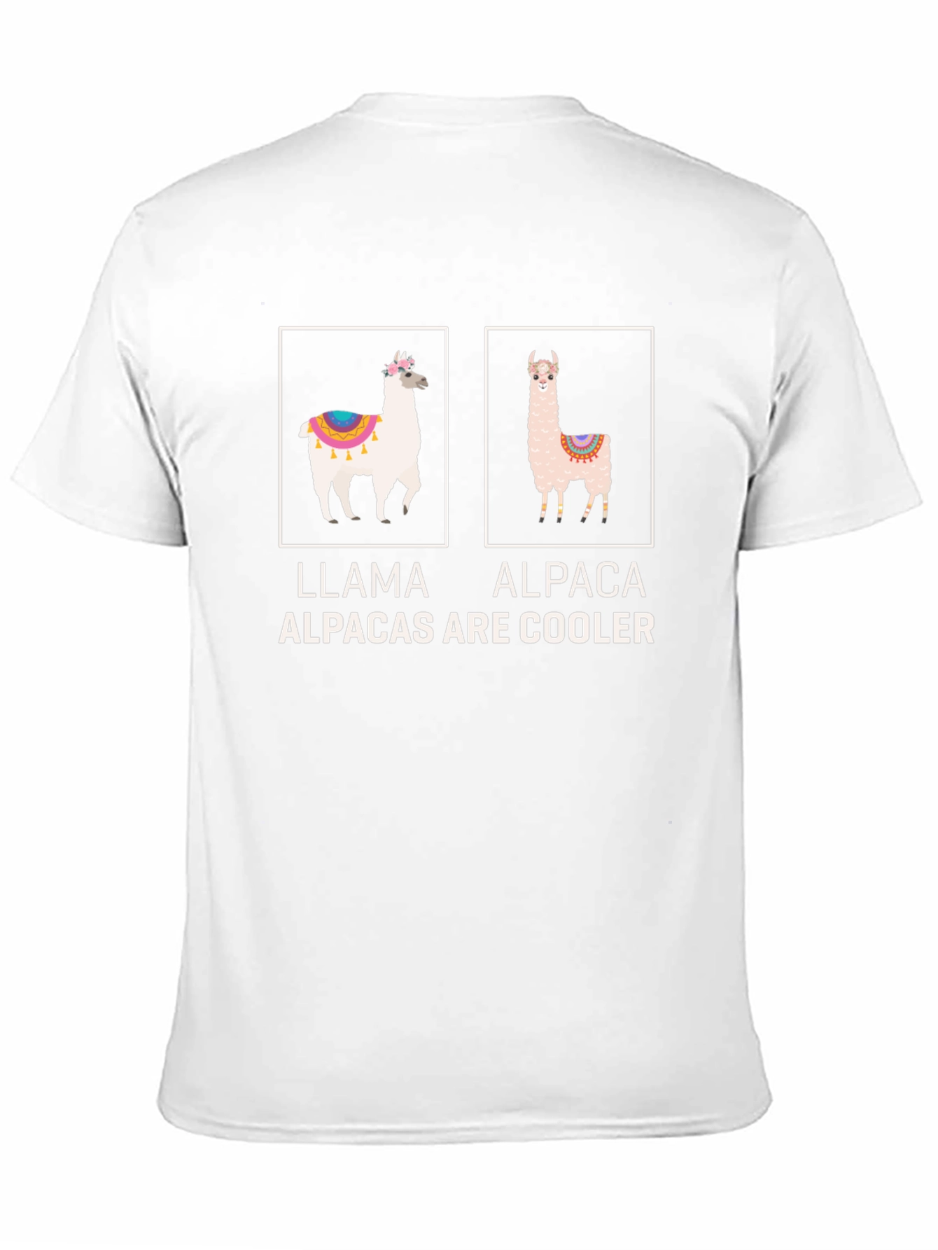 Llama Alpaca Funny T-Shirt: Alpacas Are Cooler!
