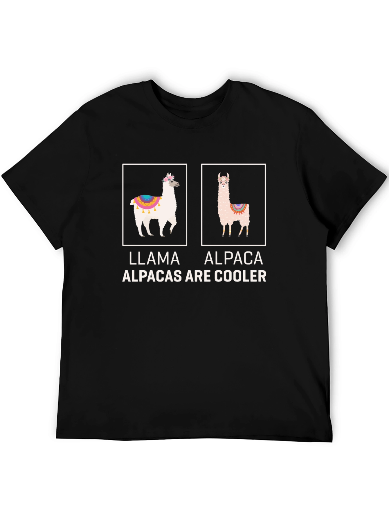 Llama Alpaca Funny T-Shirt: Alpacas Are Cooler!