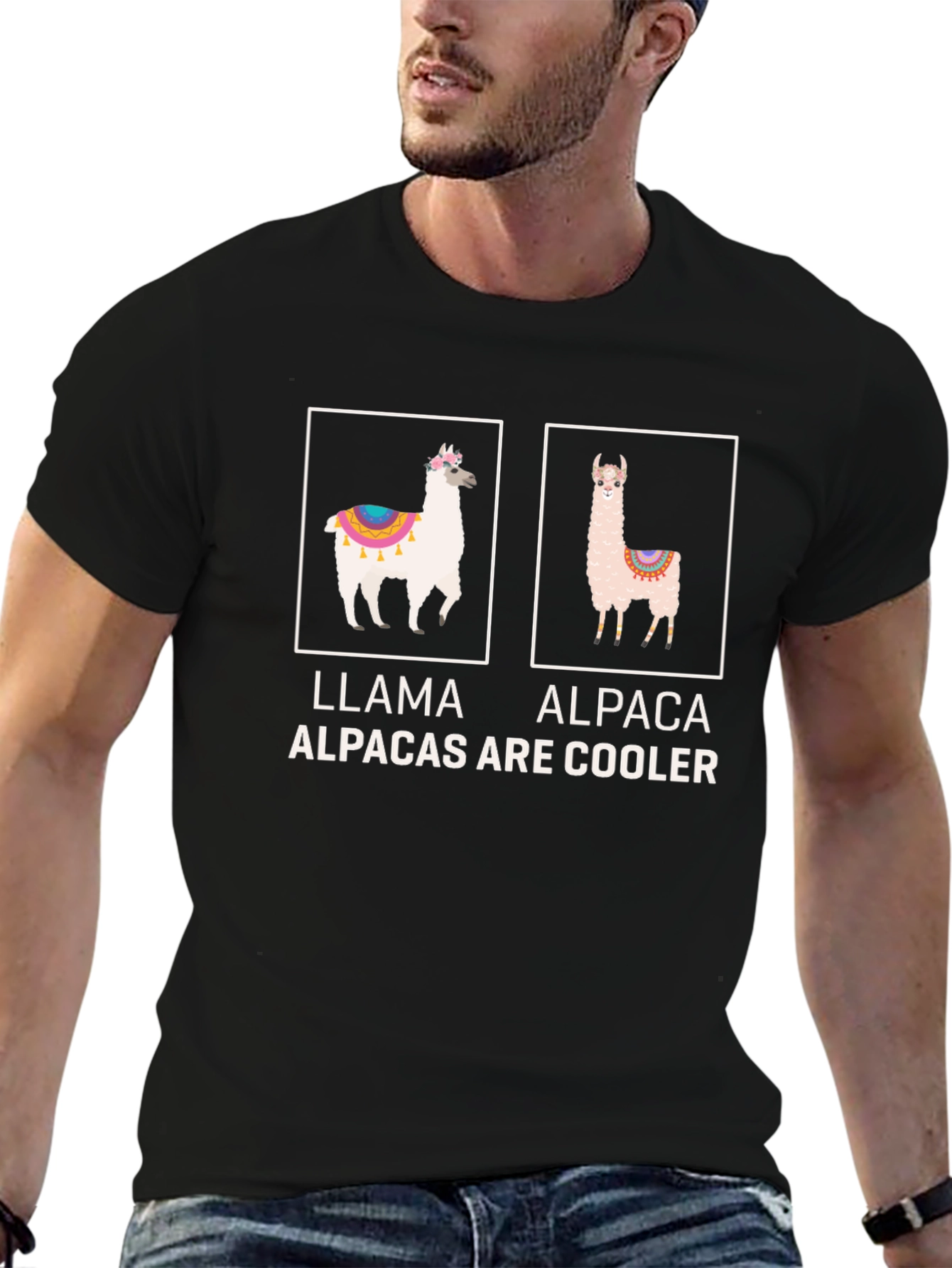 Llama Alpaca Funny T-Shirt: Alpacas Are Cooler!