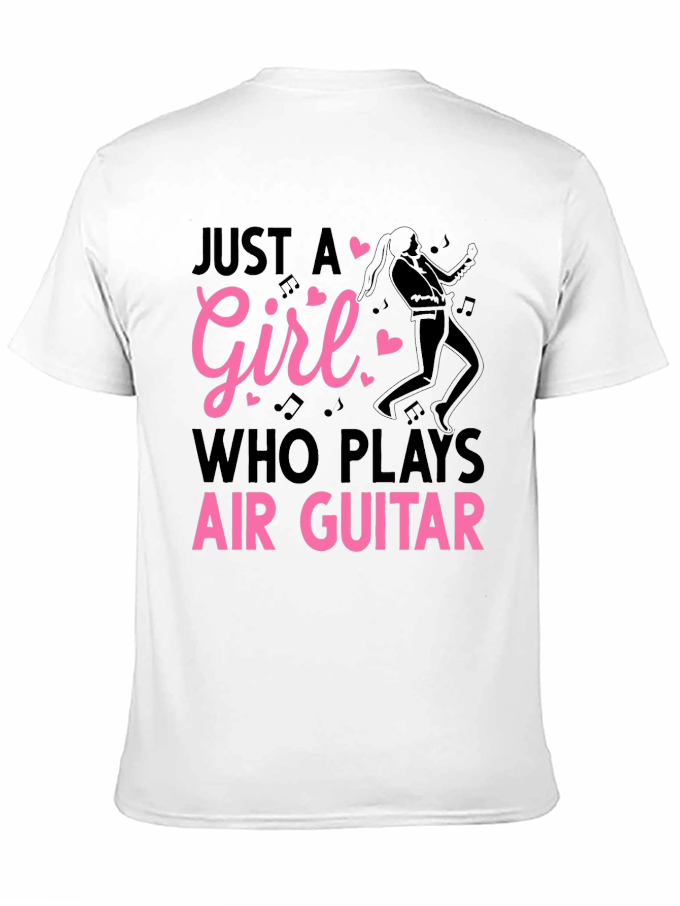 Just A Girl Air Guitar T-Shirt