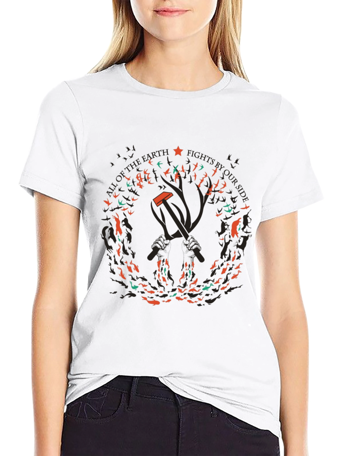 Political Graphic T-Shirt - Hammer & Sickle