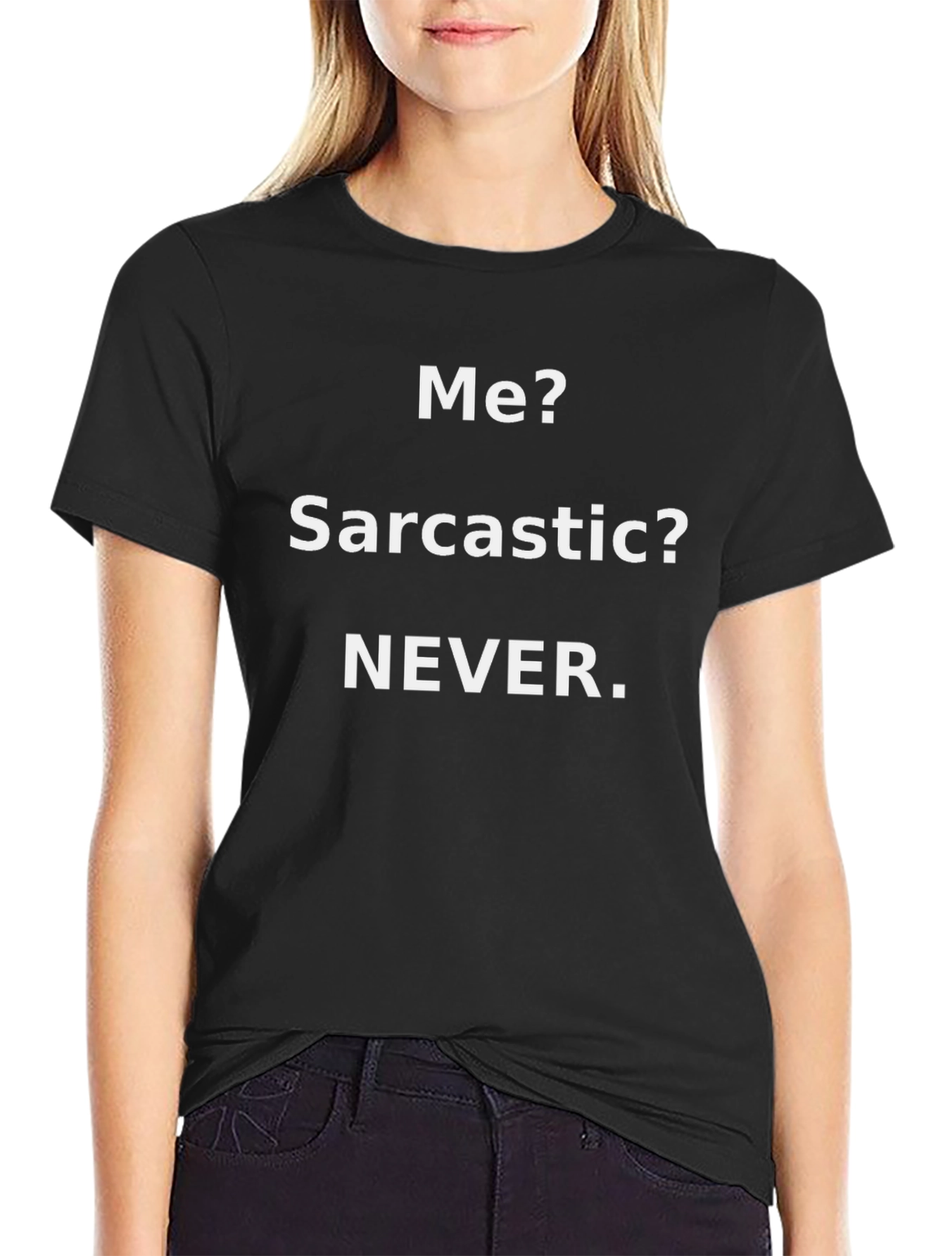 Sarcastic Humor Graphic Tee - Mens Black T-Shirt