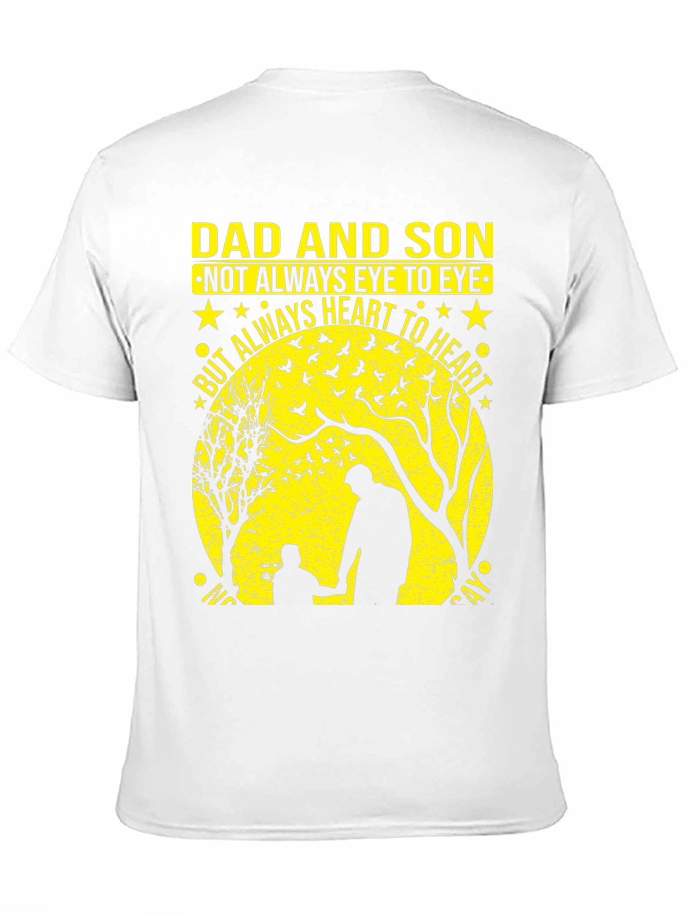 Dad and Son Heart to Heart T-Shirt