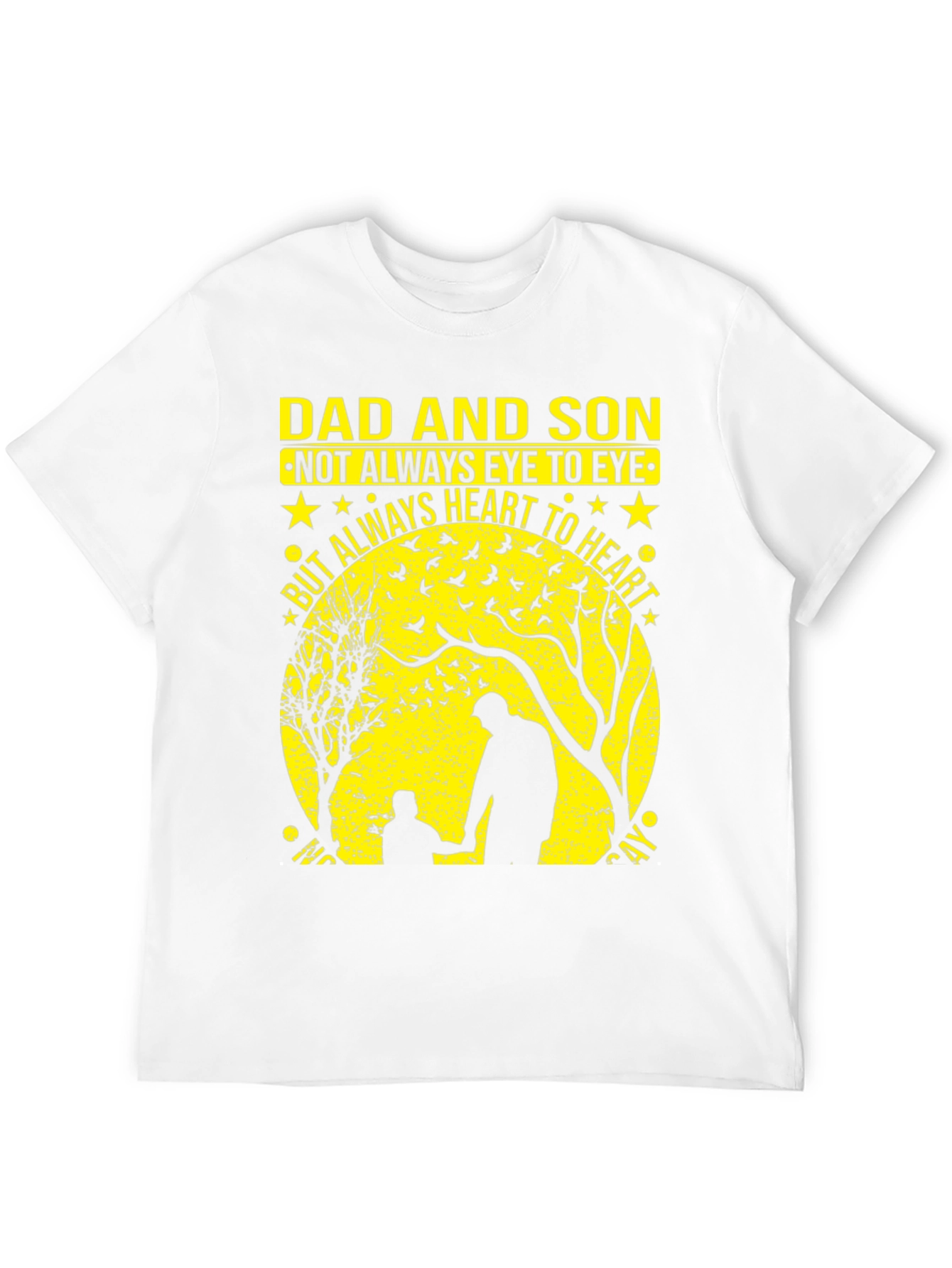 Dad and Son Heart to Heart T-Shirt