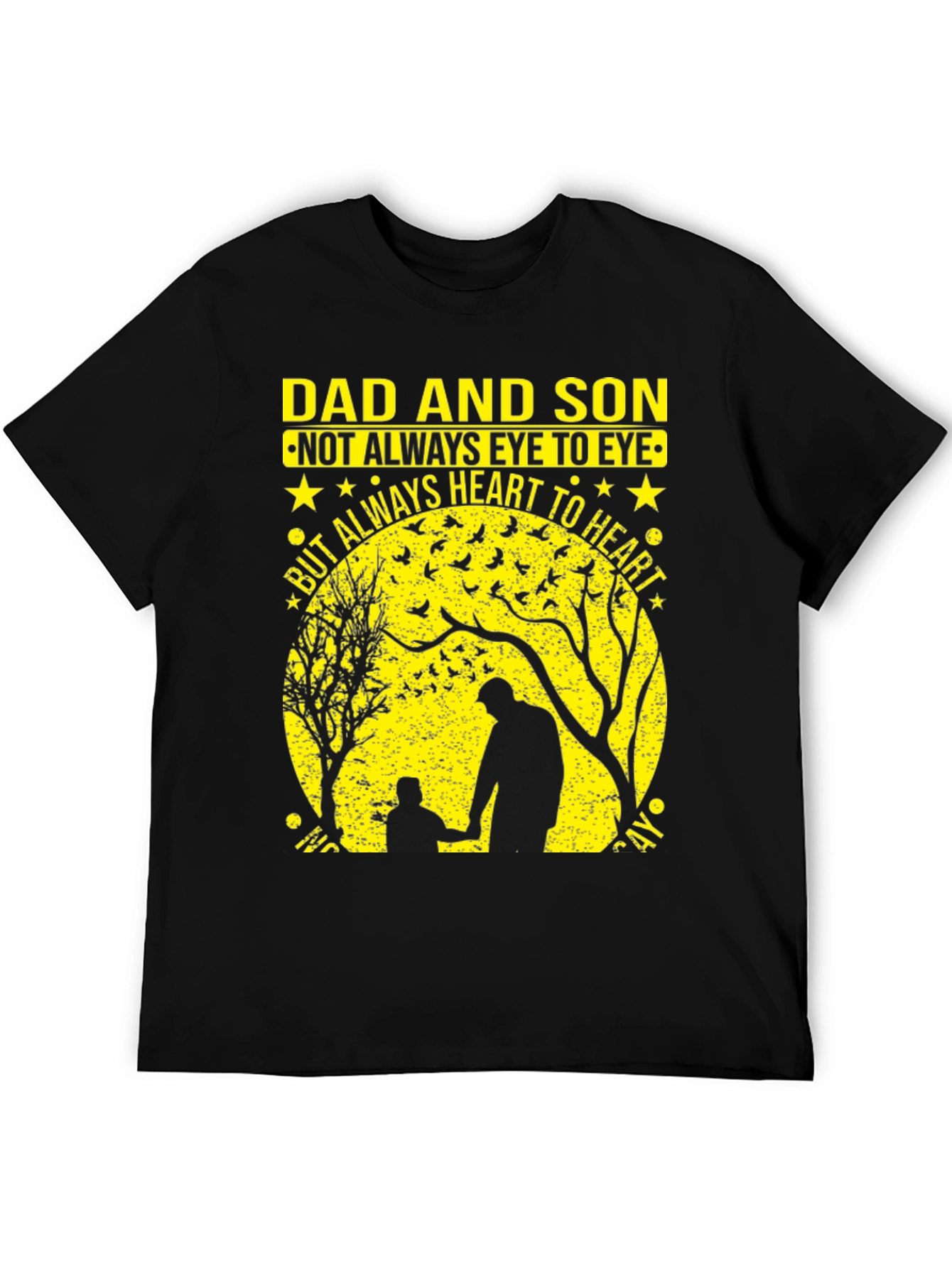 Dad and Son Heart to Heart T-Shirt