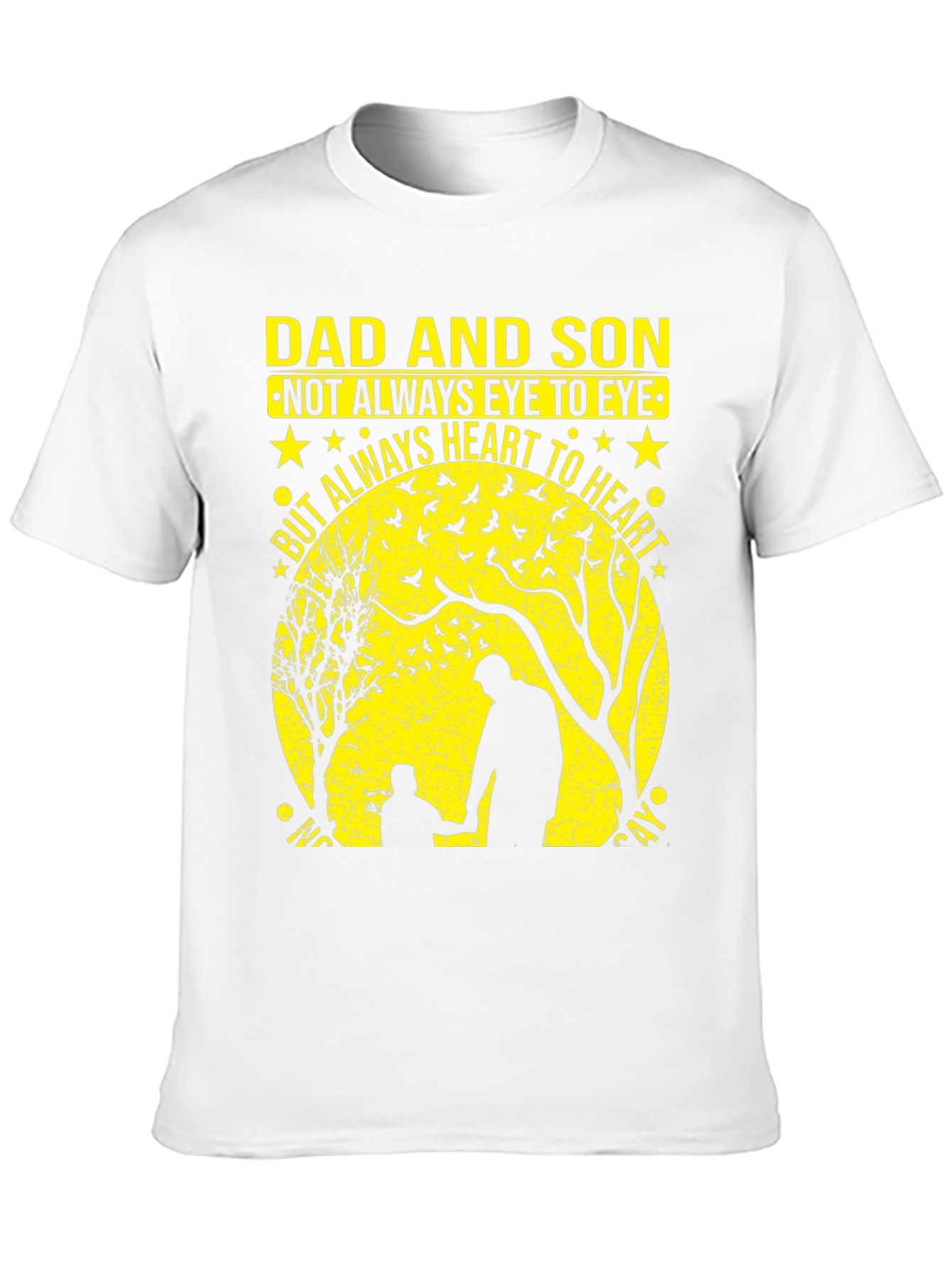 Dad and Son Heart to Heart T-Shirt