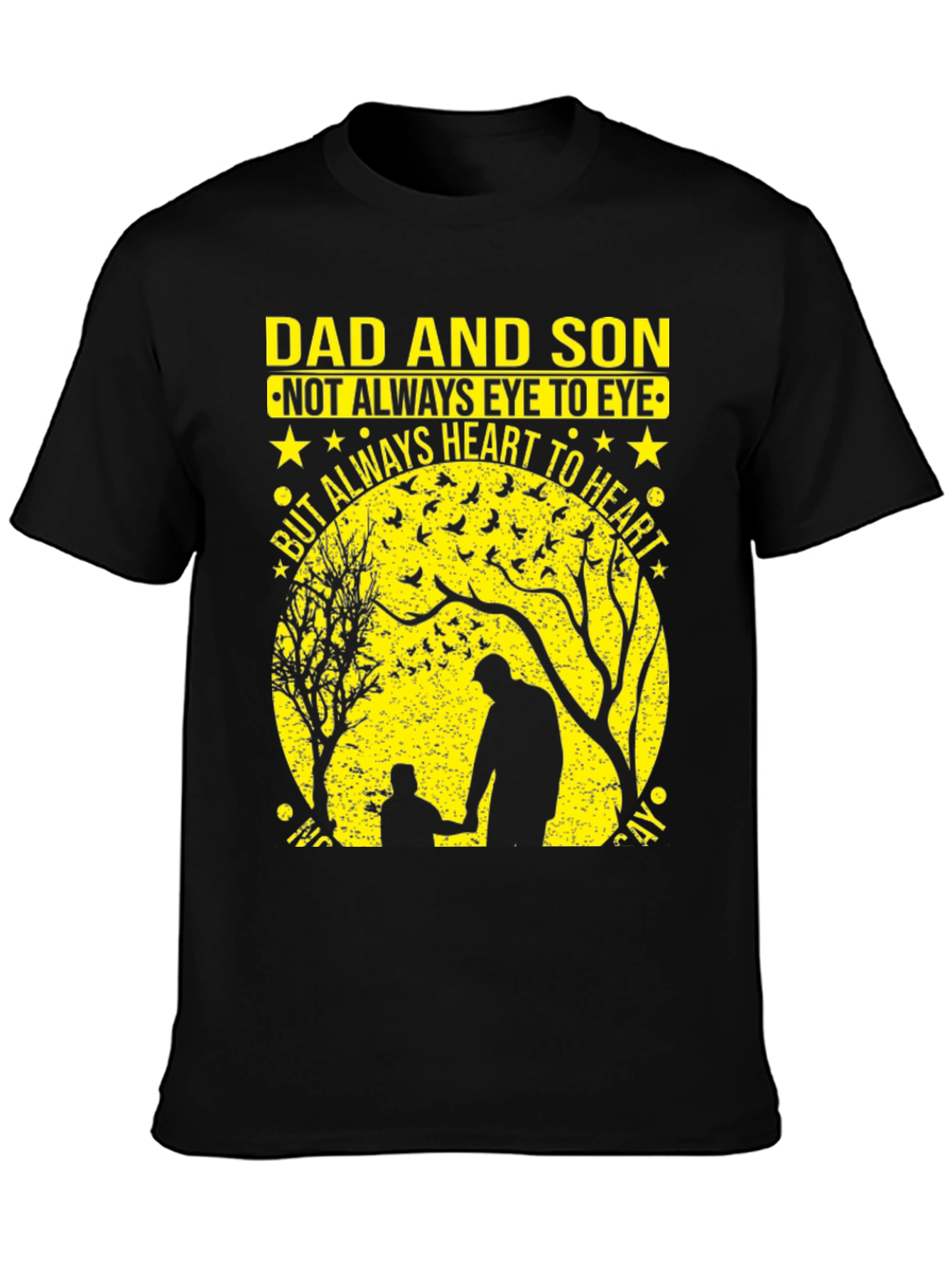 Dad and Son Heart to Heart T-Shirt