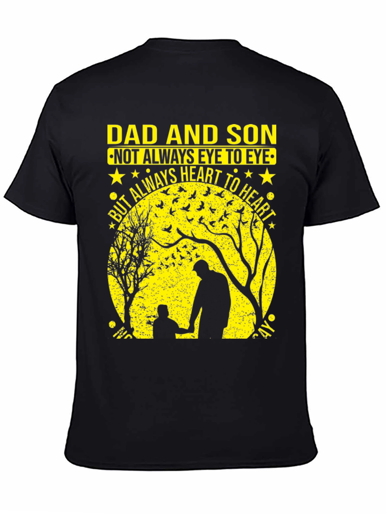 Dad and Son Heart to Heart T-Shirt