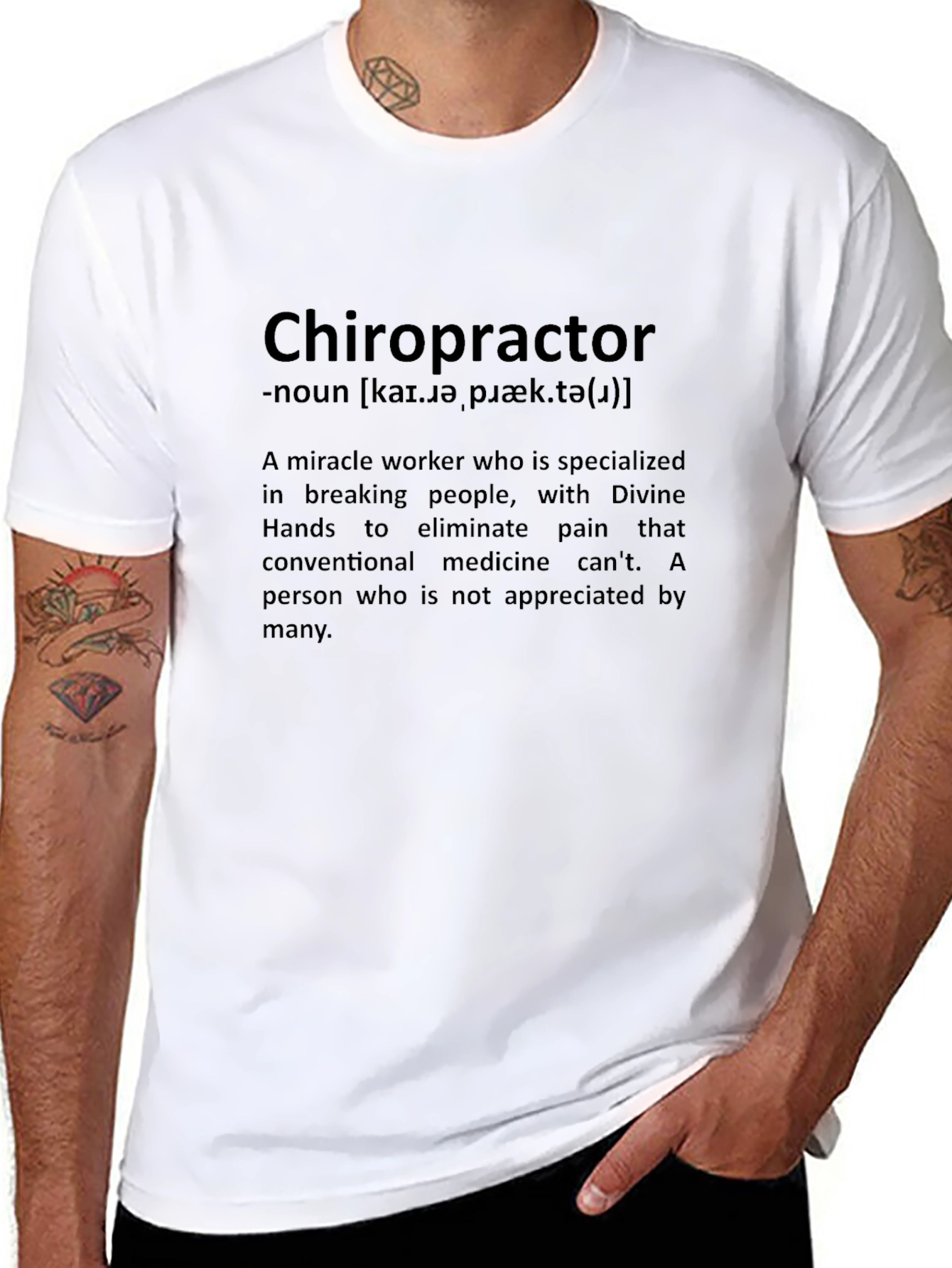 Chiropractor Definition Graphic T-Shirt