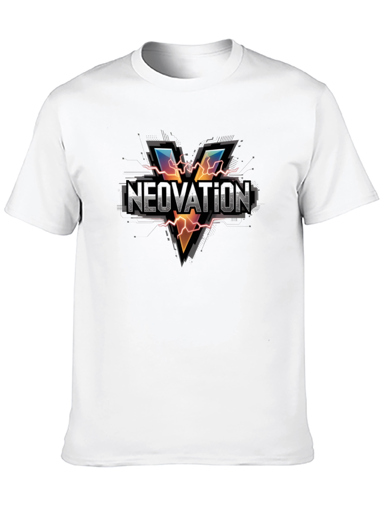 Neovation Graphic T-Shirt - Modern V-Design Tee