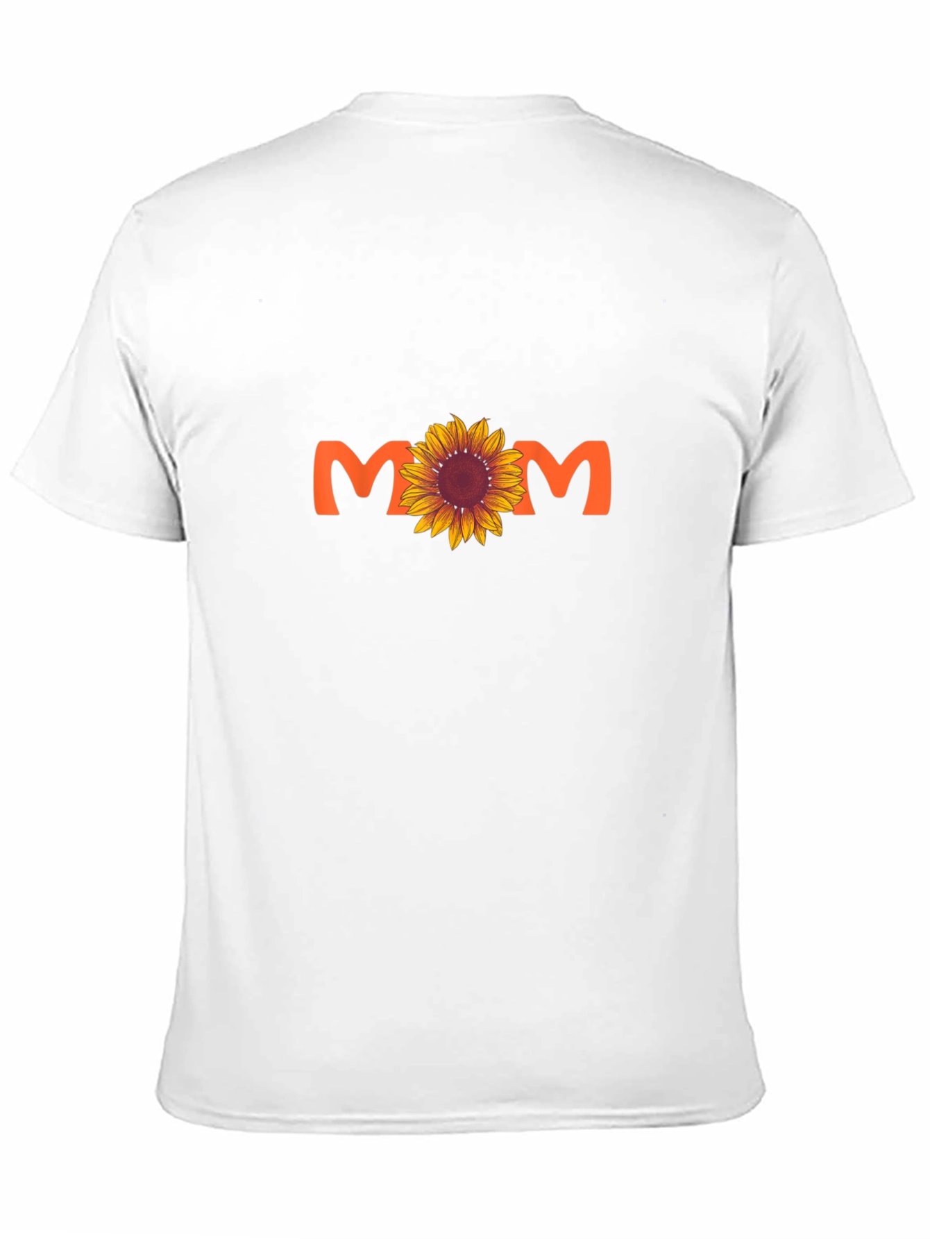 Sunflower Mom Graphic Tee - Black Cotton Blend T-Shirt