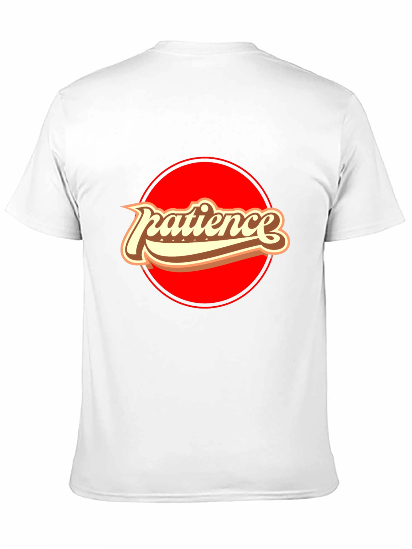 Patience Retro Graphic T-Shirt - Comfort Black Tee