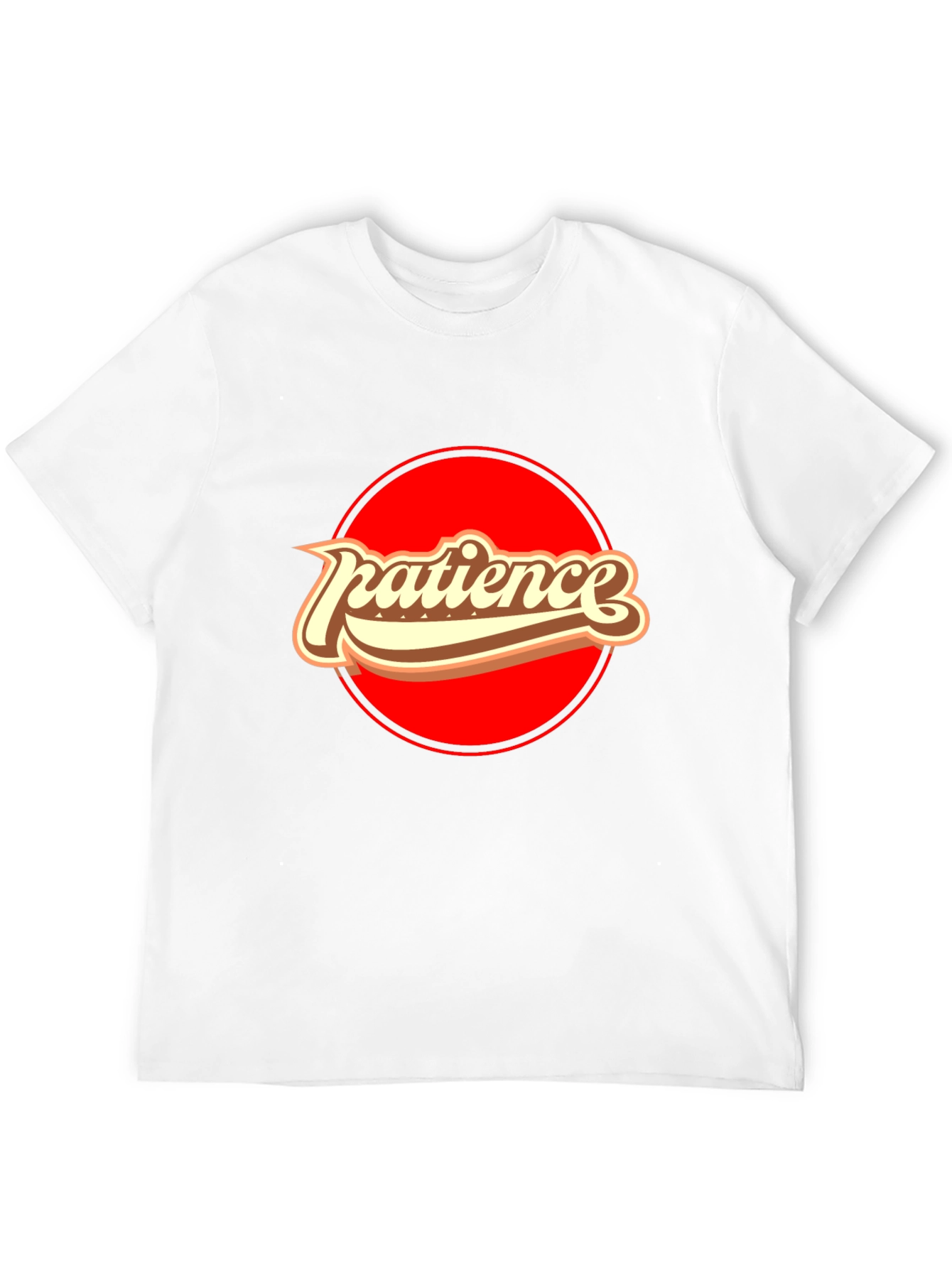 Patience Retro Graphic T-Shirt - Comfort Black Tee